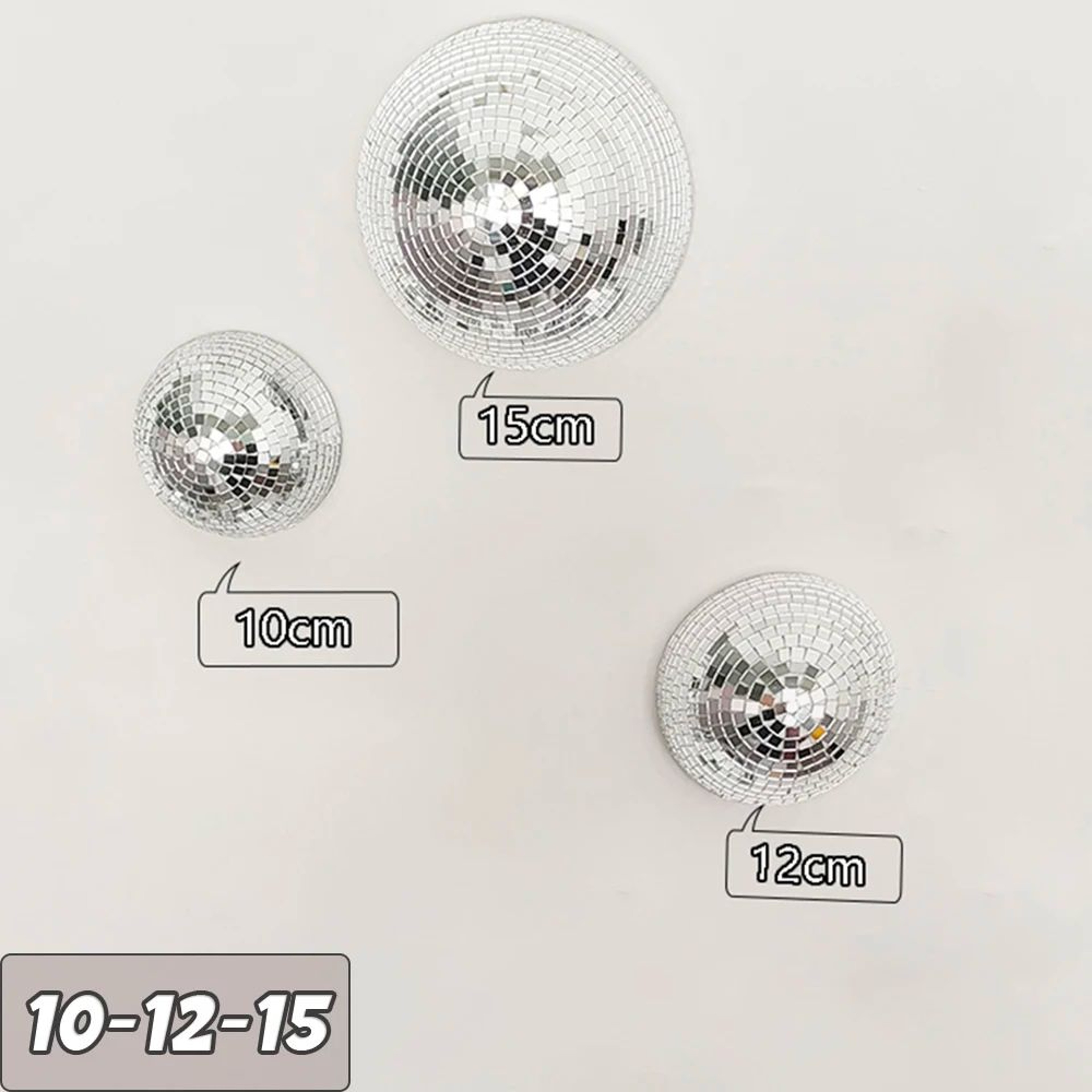 Half Disco Ball Wall Mirror Decor Metallic Reflective Art For Modern Interiors 8