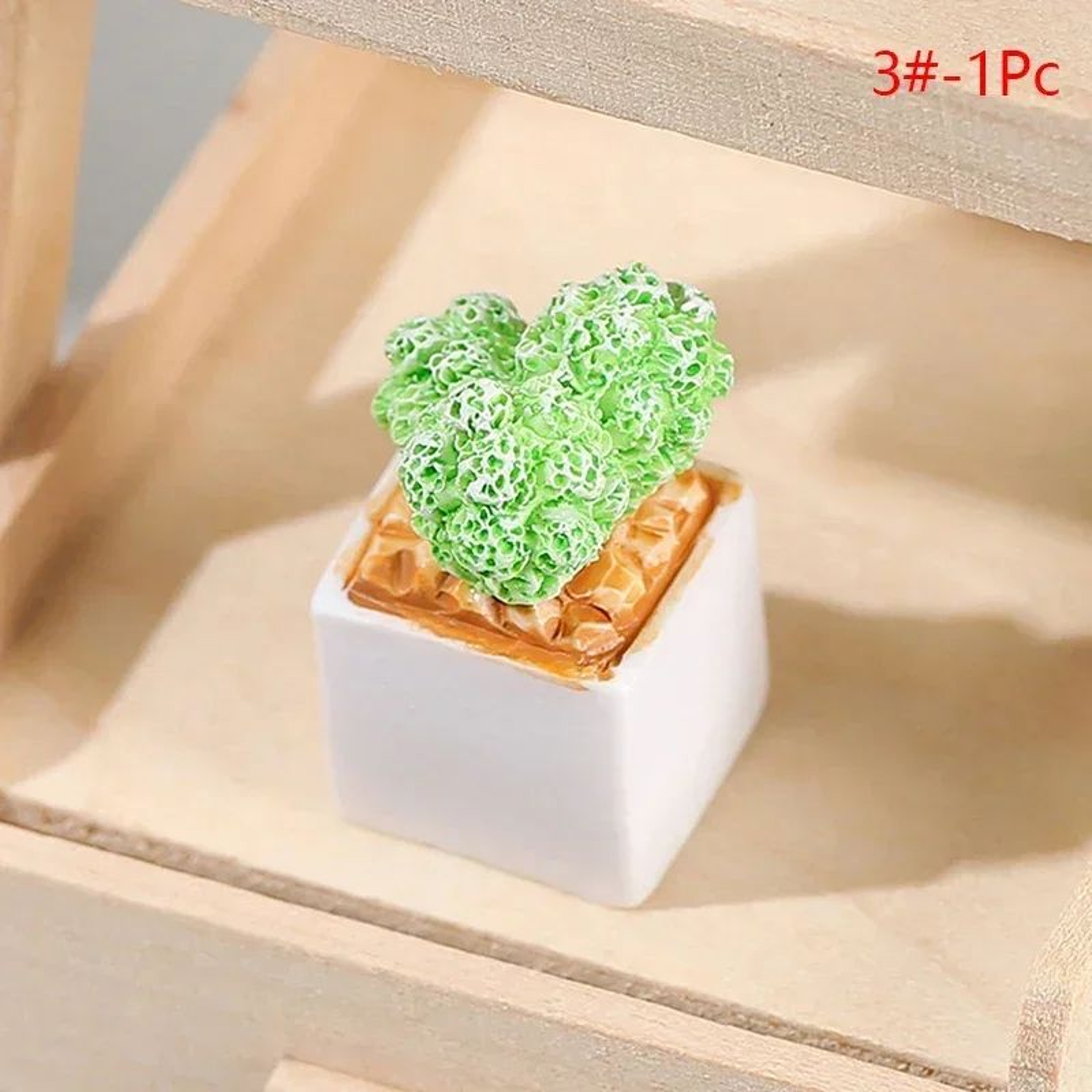 Mini Dollhouse Plant Pot Realistic Miniature Flower Vase Decor 8