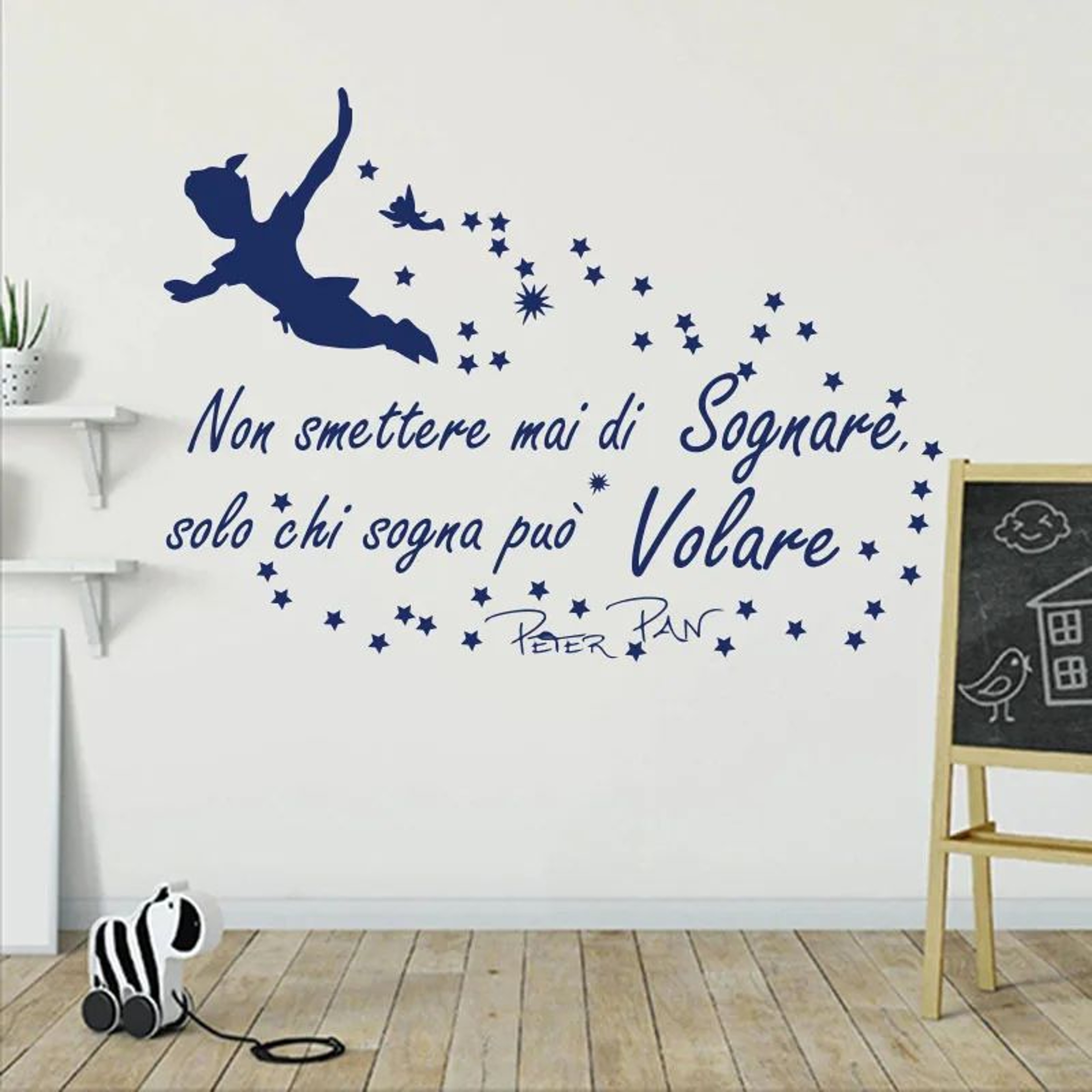 Peter Pan Quote Wall Decal Kids Nursery Inspirational Wall Sticker 1