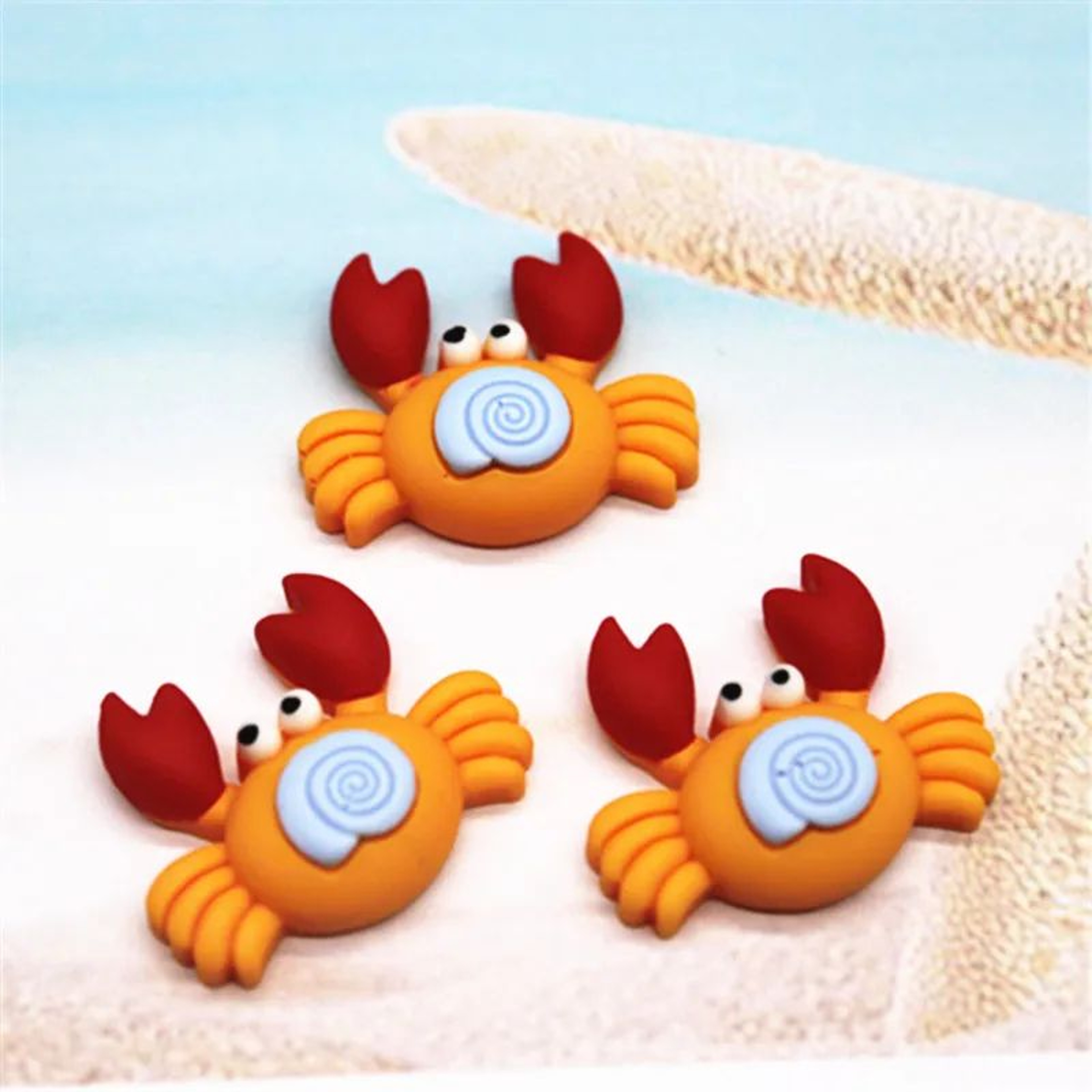 Mini Beach Theme Resin Craft Set Coastal DIY Decor Pieces 24