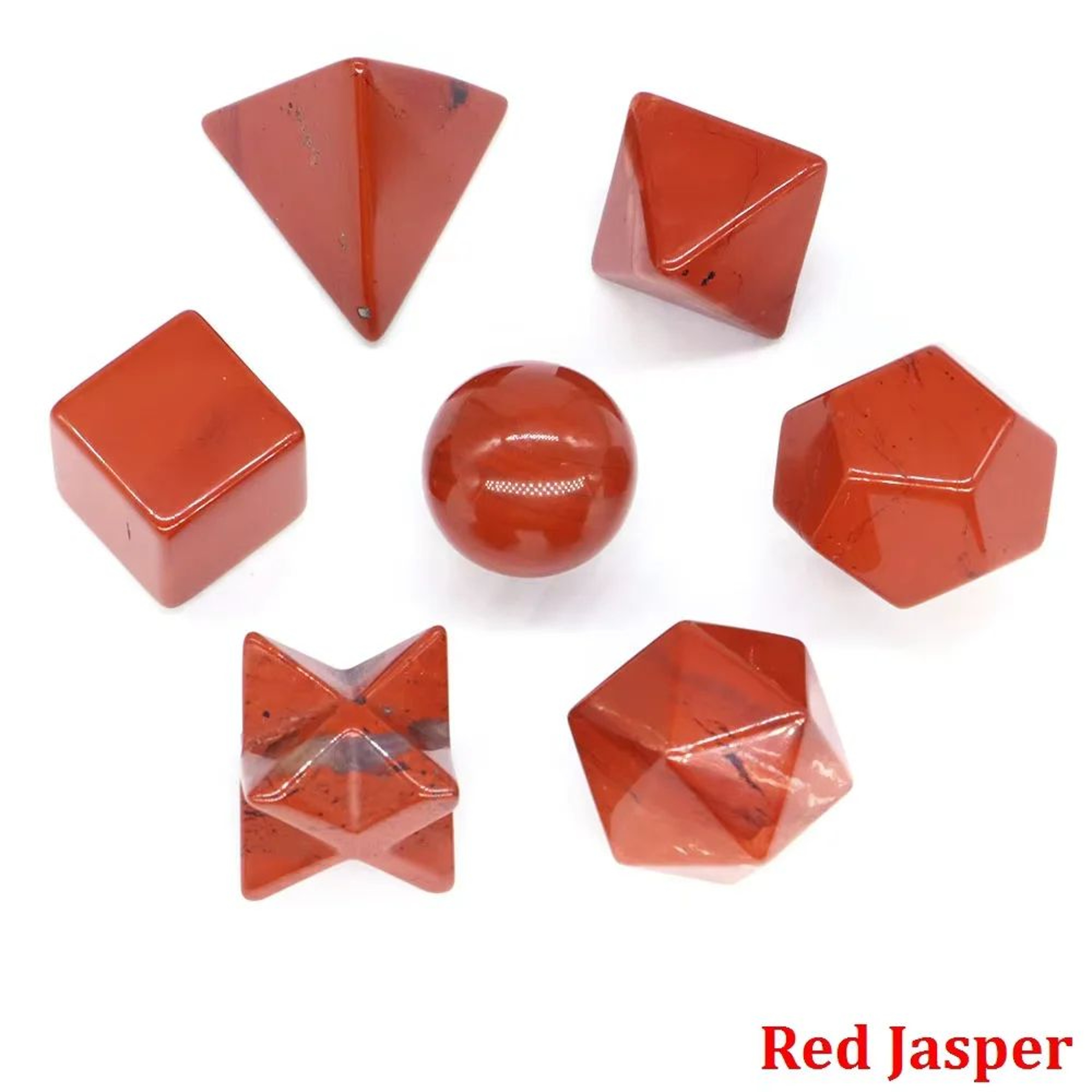 Sacred Geometry Crystal Set Platonic Solid Healing Stones For Chakra Balance And Energy Alignment 9