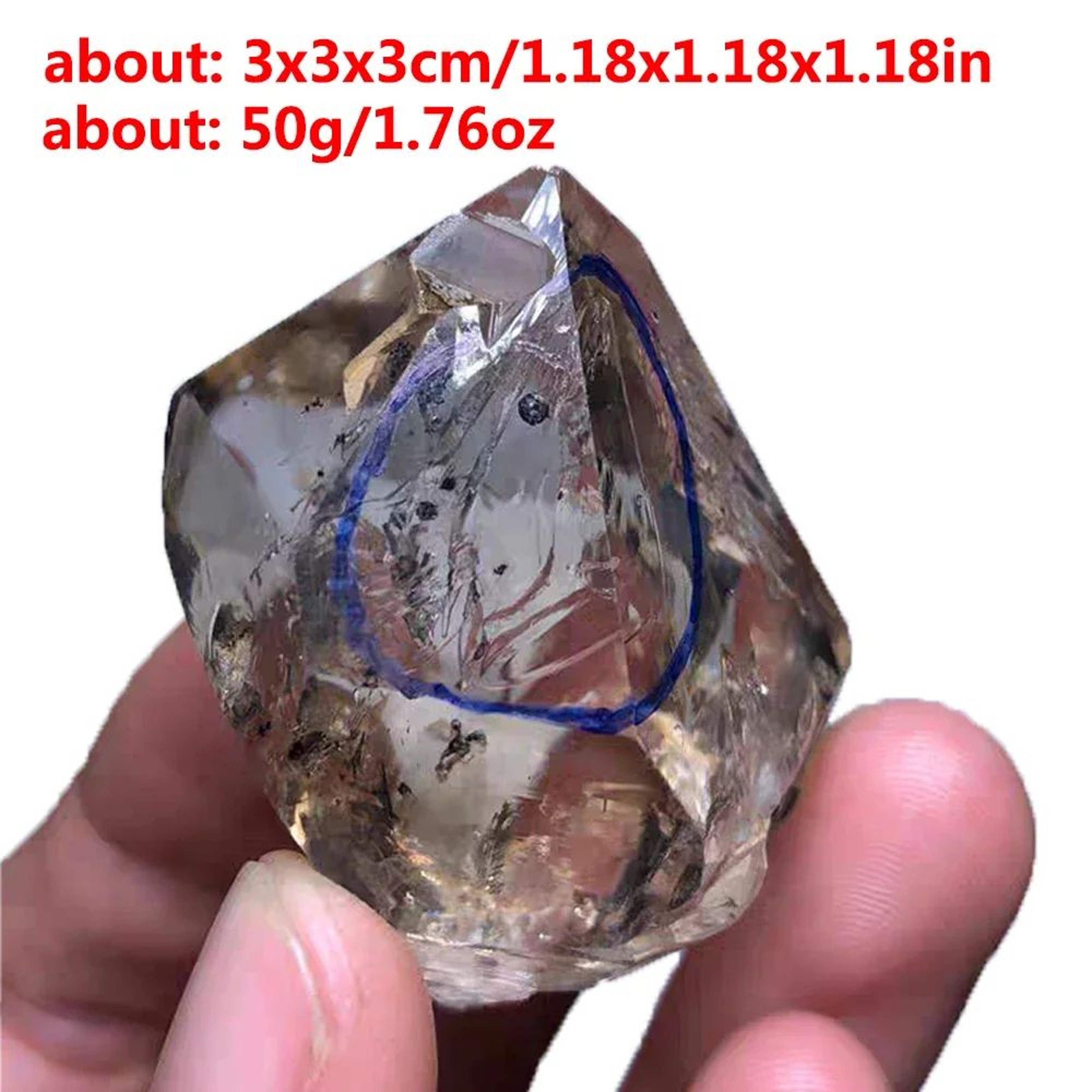 Herkimer Diamond Crystal Drifting Sand Energy Stone Decor 1