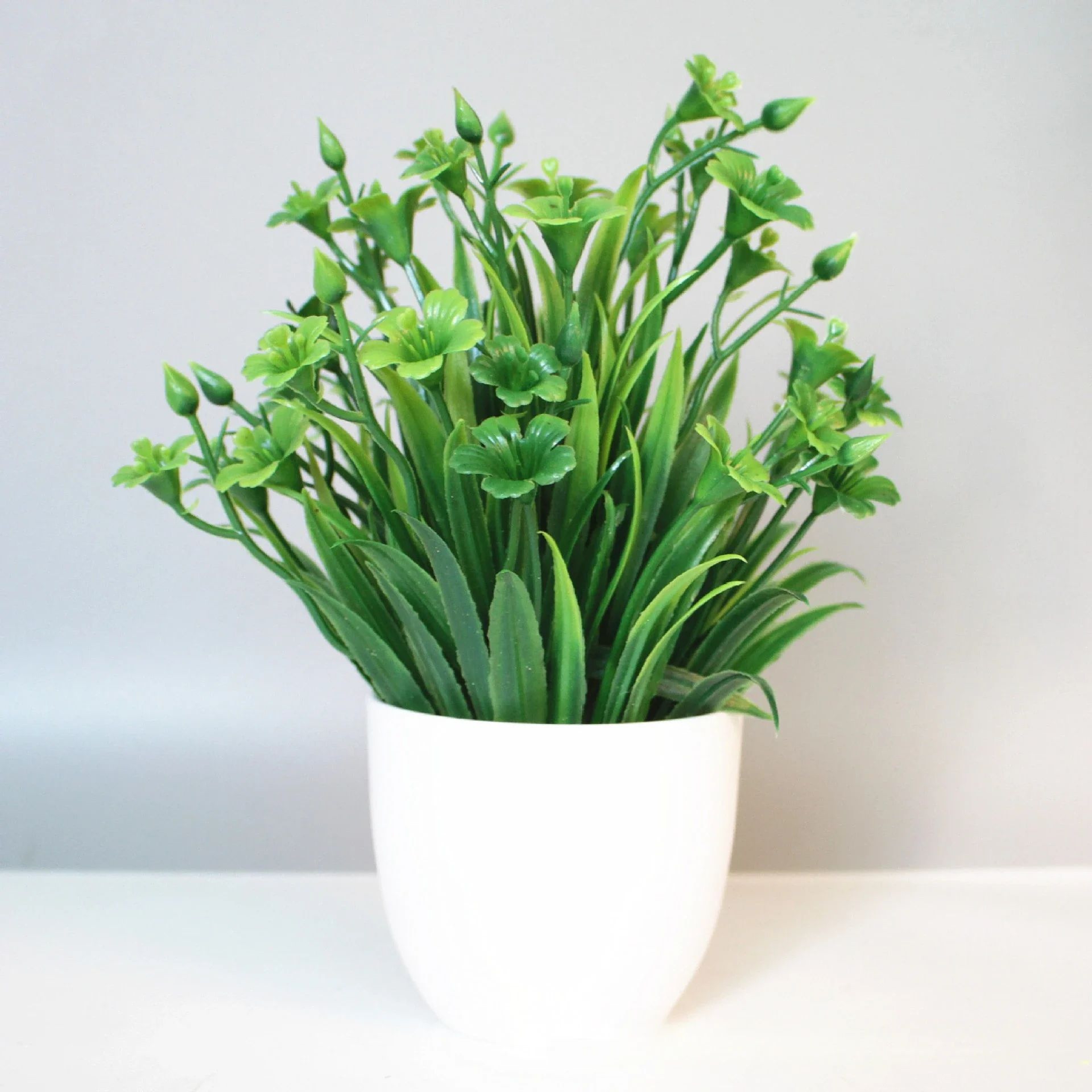 Artificial Potted Green Plant Bonsai Indoor Outdoor Home Decor 13