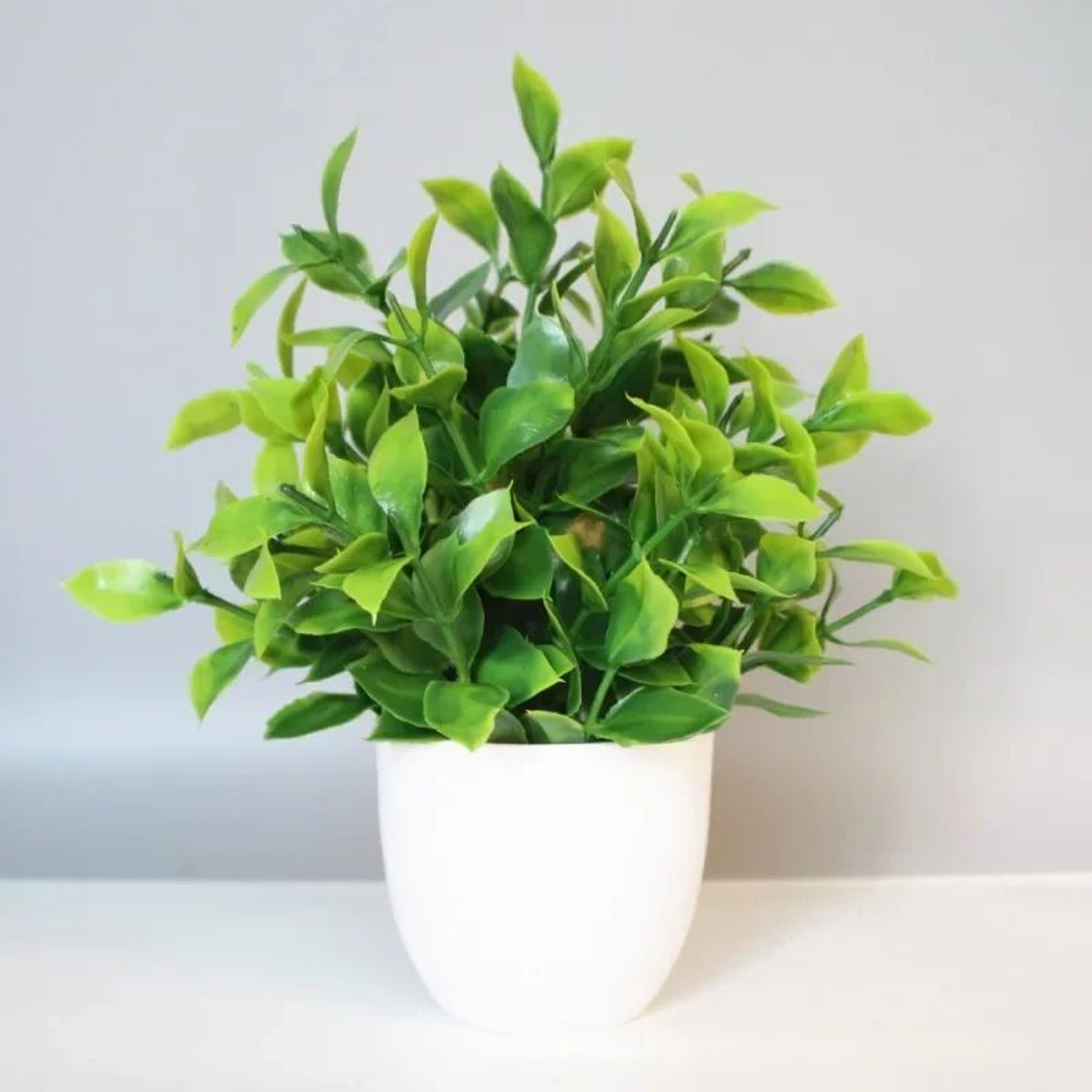 Artificial Potted Green Plant Bonsai Indoor Outdoor Home Decor 4