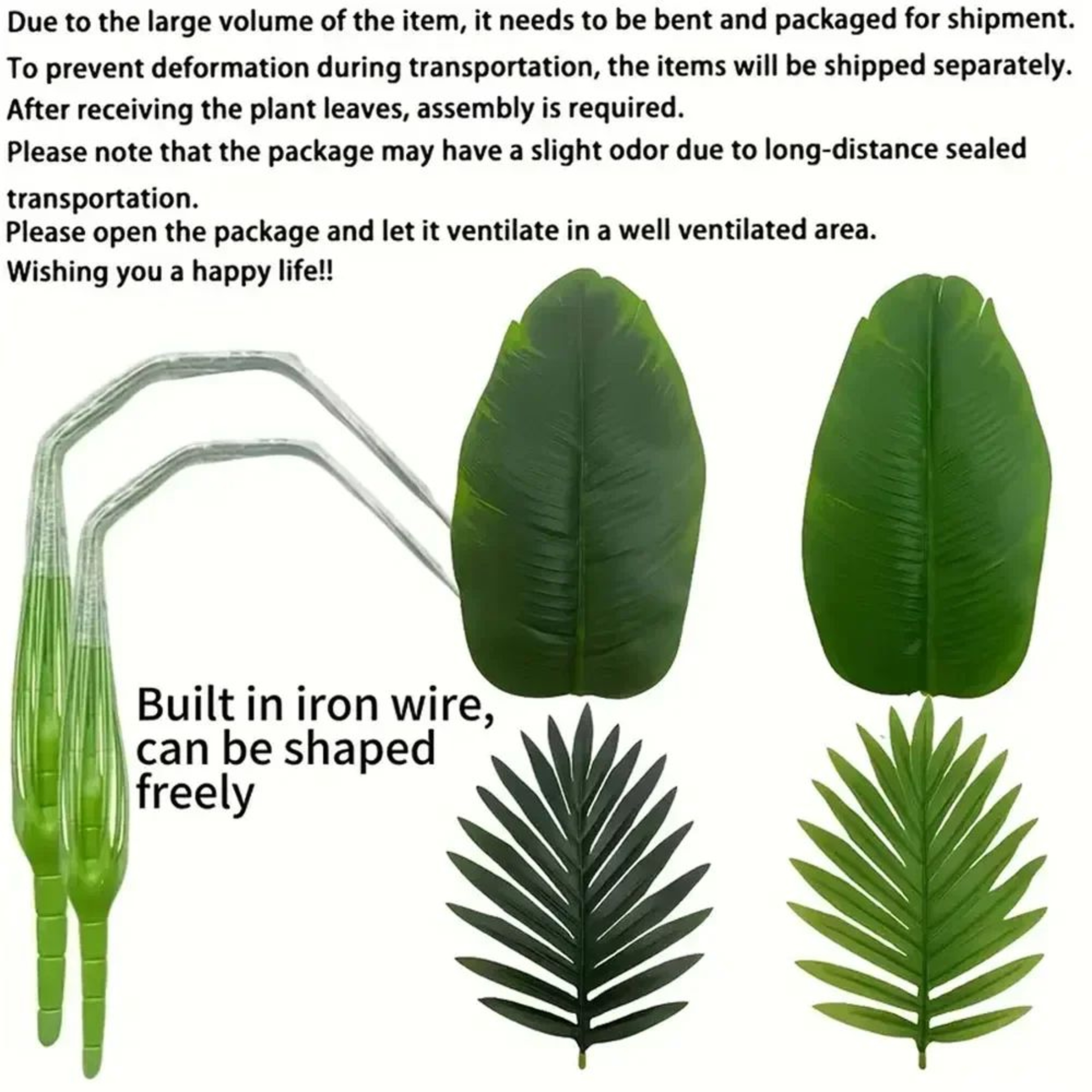 Large Artificial Money Tree Palm Realistic Indoor Outdoor Decor 5