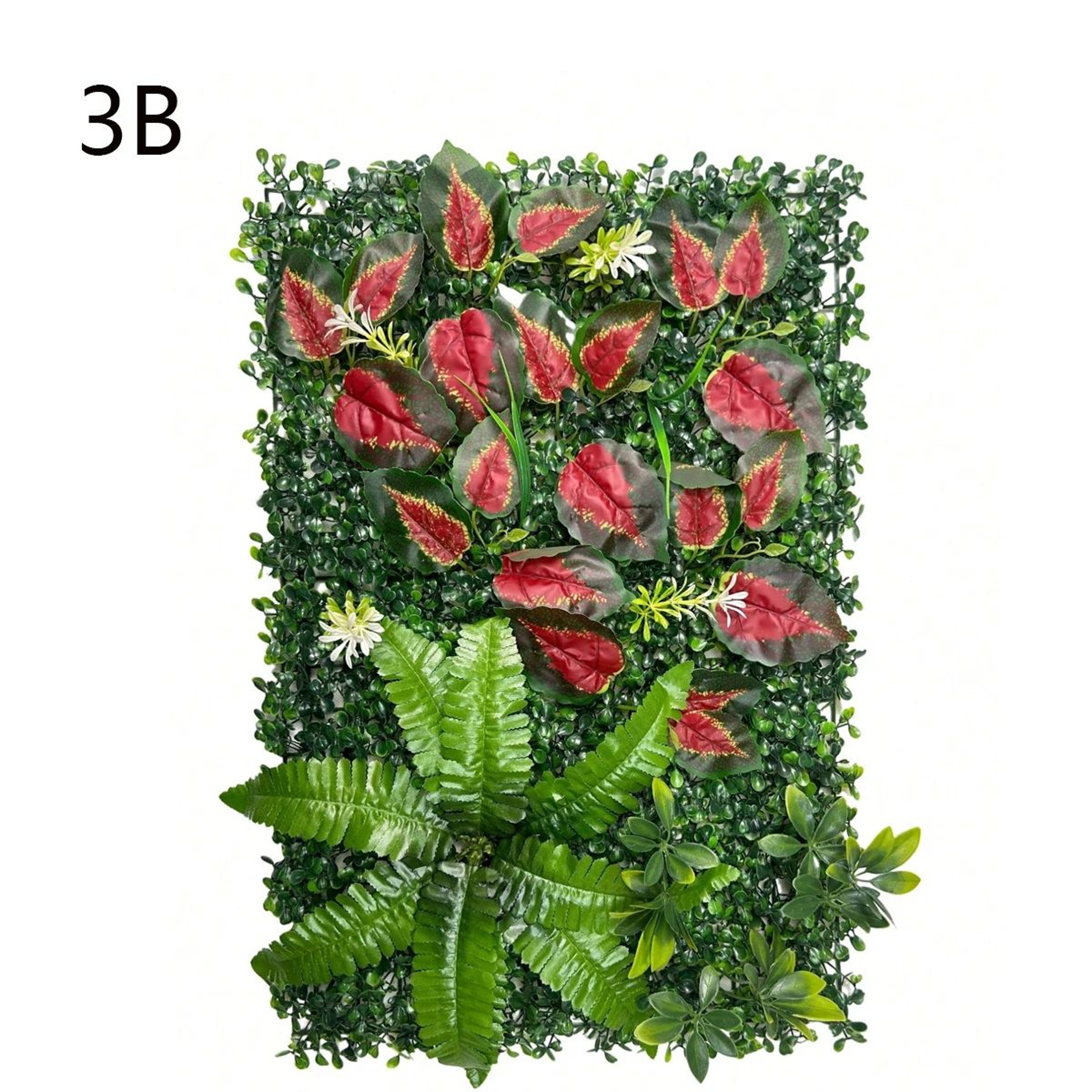 Artificial Grass Wall Panel Floral Privacy Hedge Greenery Decor 7