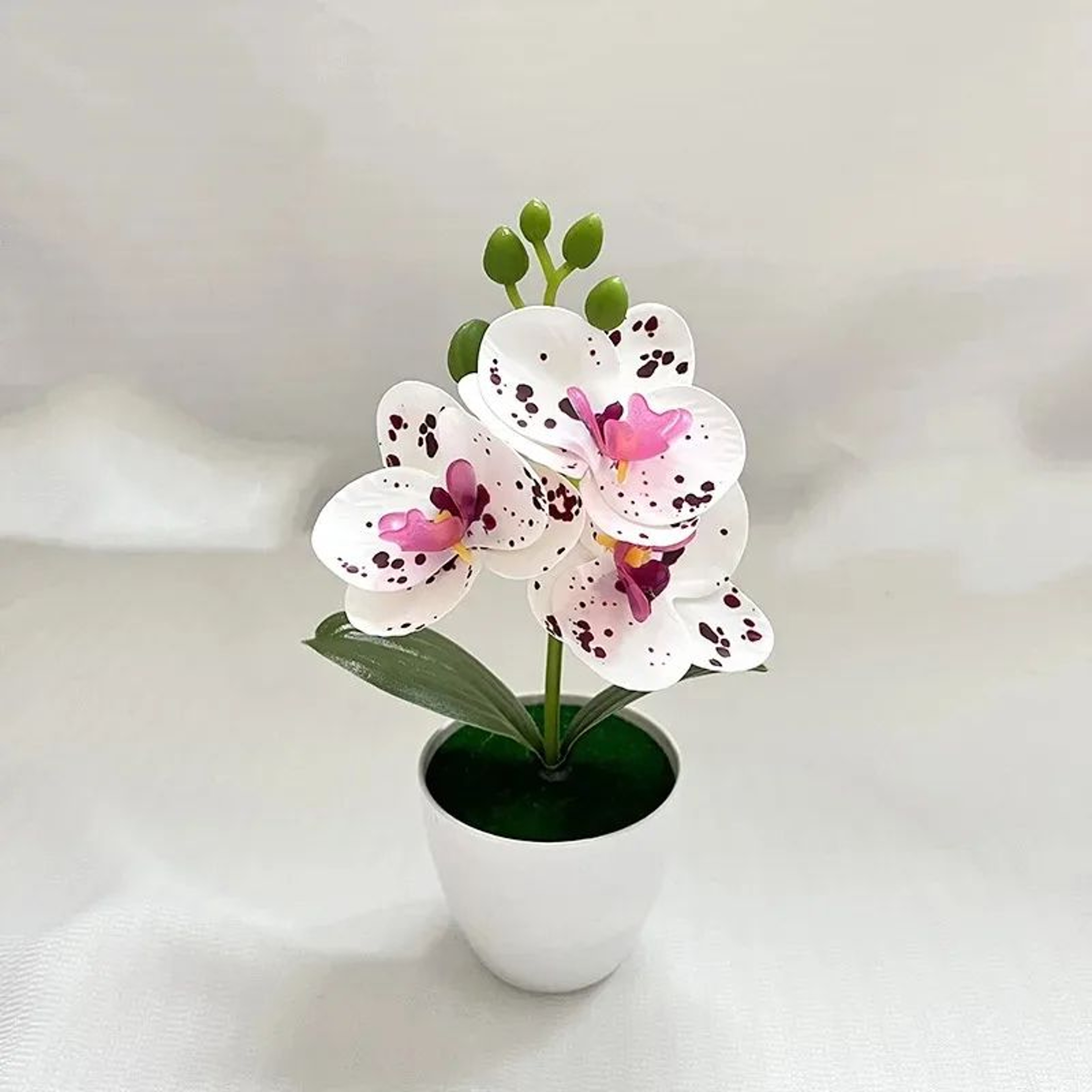 Mini Artificial Bonsai Plant Potted Desktop Faux Plant Decor 4