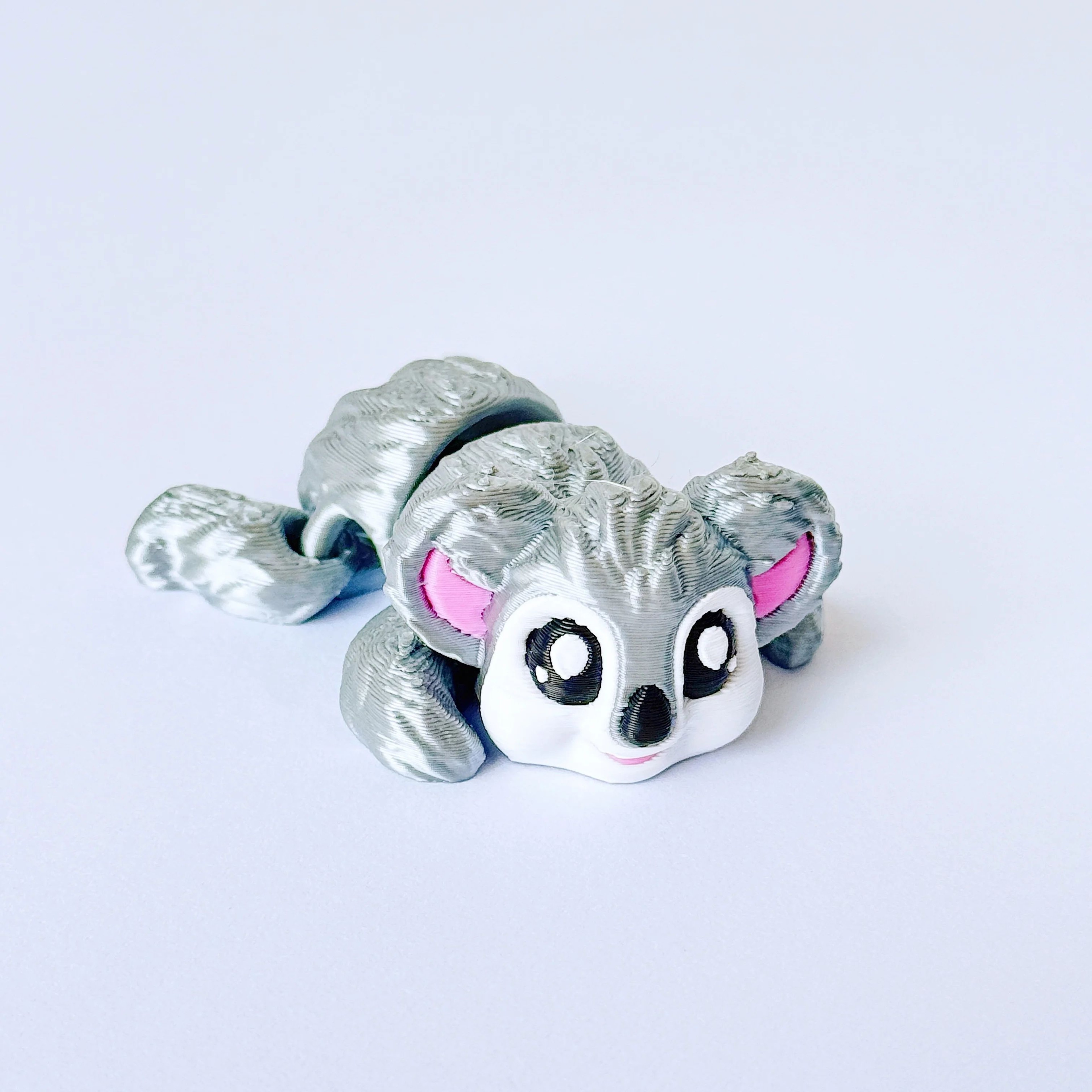 Articulated Sloth And Koala Figurines 3D Printed Cute Animal Desk Decor Set 6