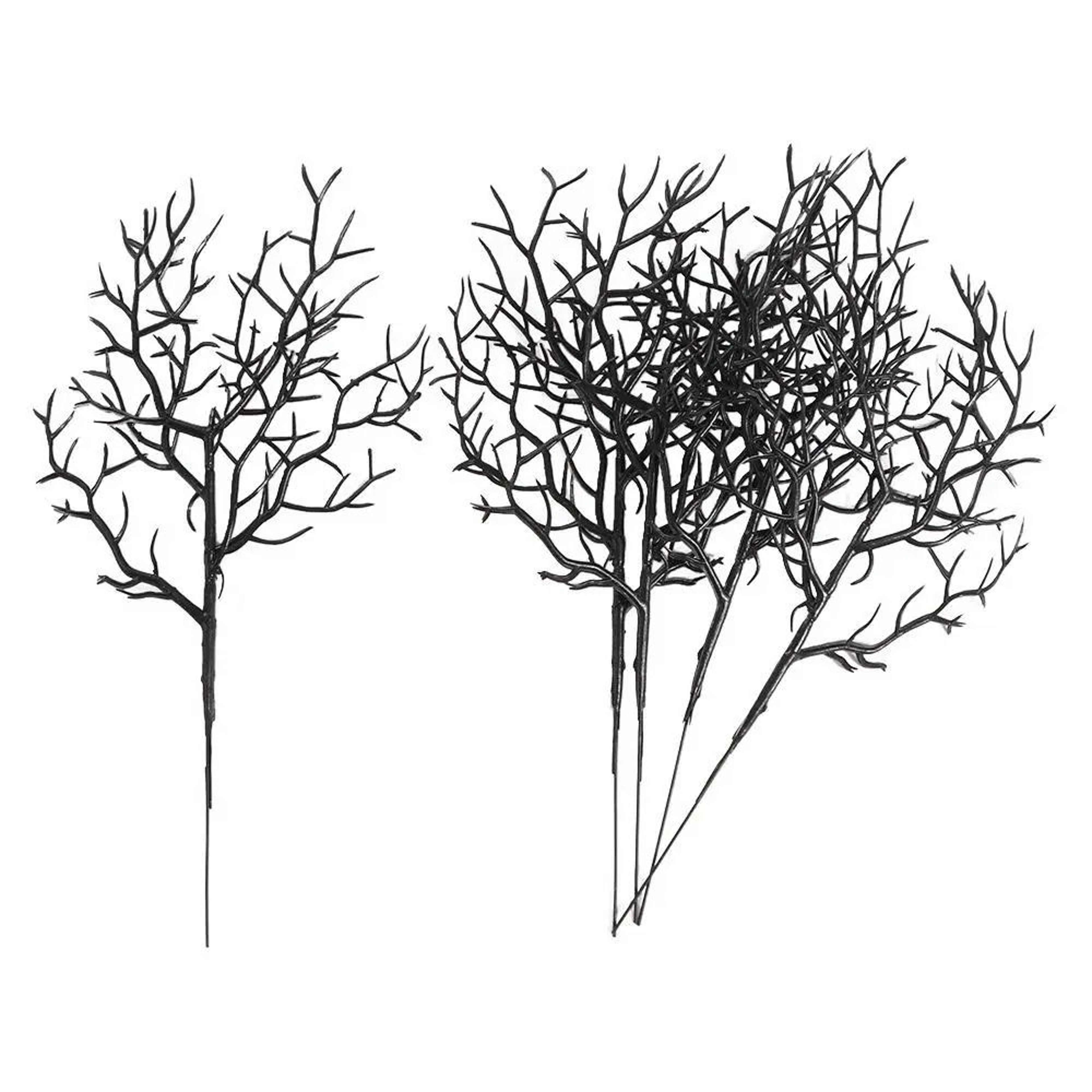 Black Artificial Dead Branch Decor Halloween Tree Branch Set For Gothic And Seasonal Styling 1