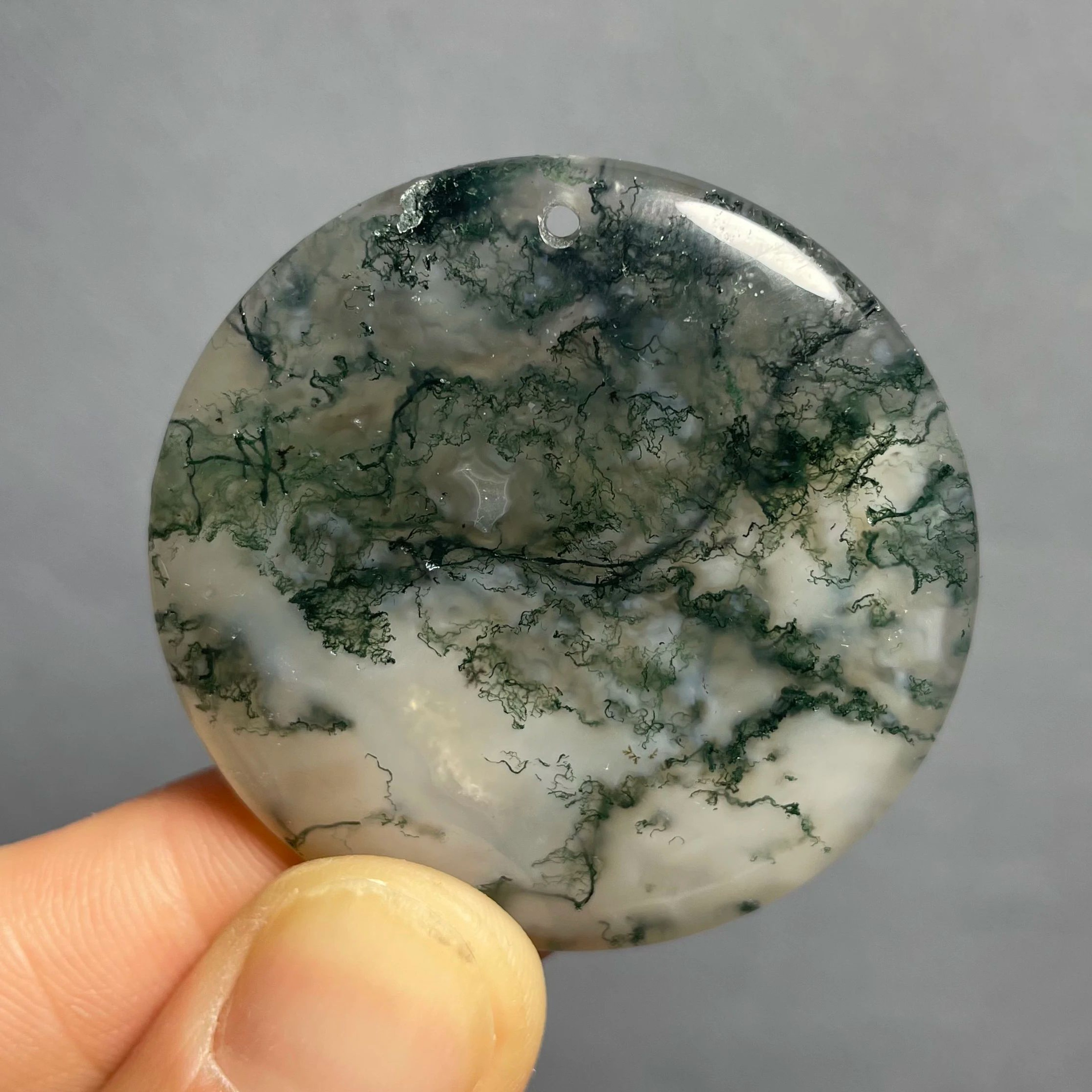 Natural Agate Crystal Pendant Polished Stone Jewelry And Home Decor Accent 4