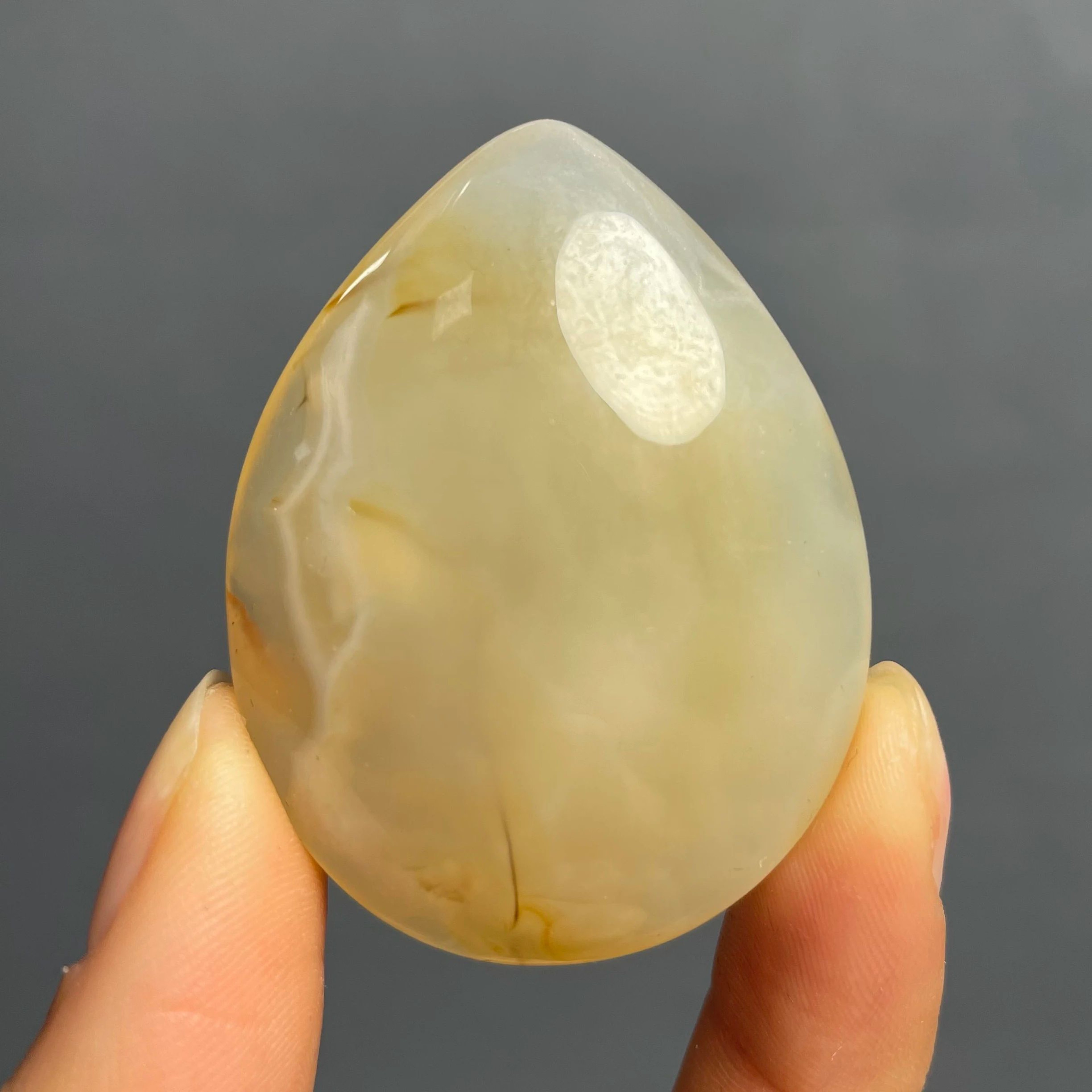 Natural Agate Crystal Pendant Polished Stone Jewelry And Home Decor Accent 12