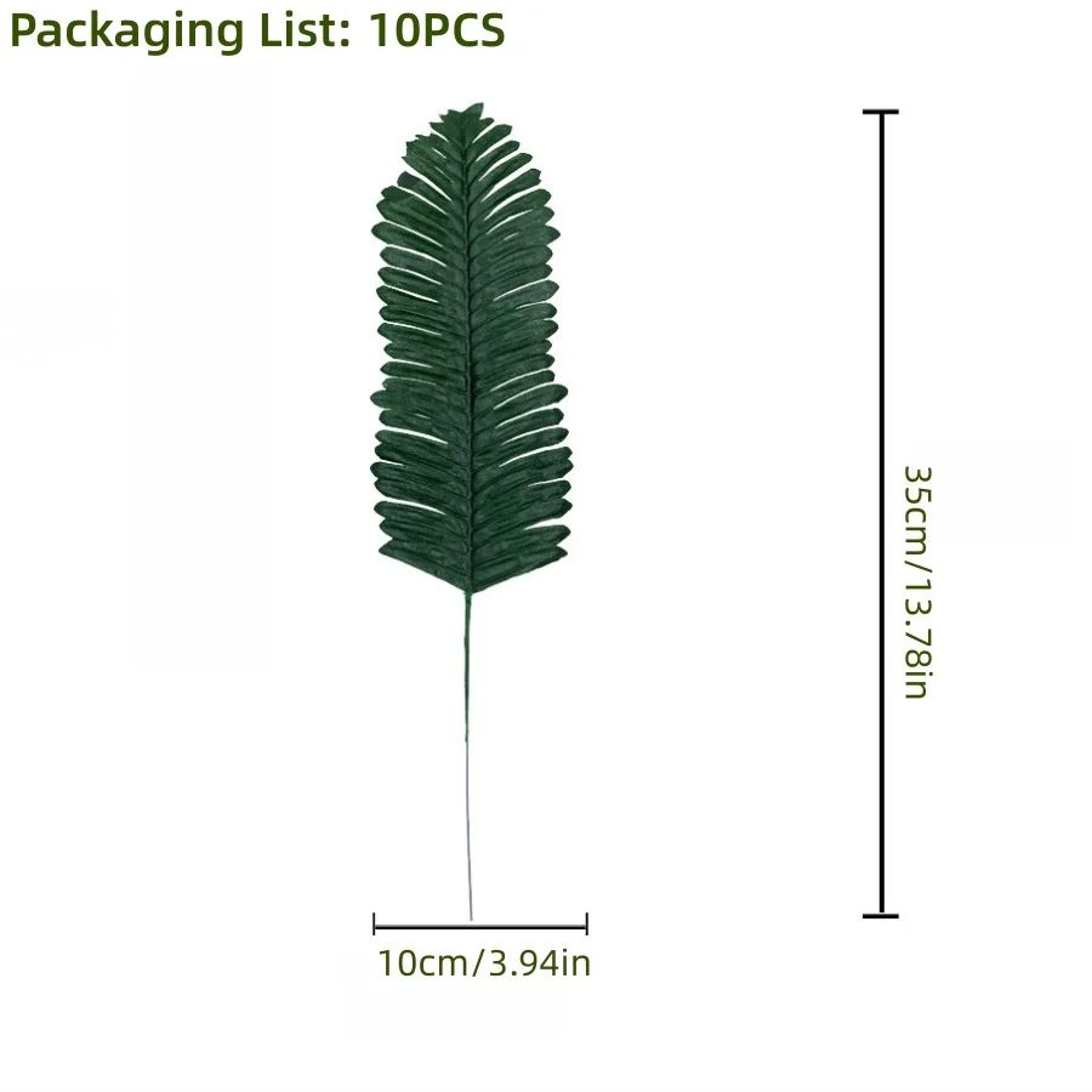 Artificial Tropical Palm Leaves Decor Set For Party Jungle Theme Styling 16