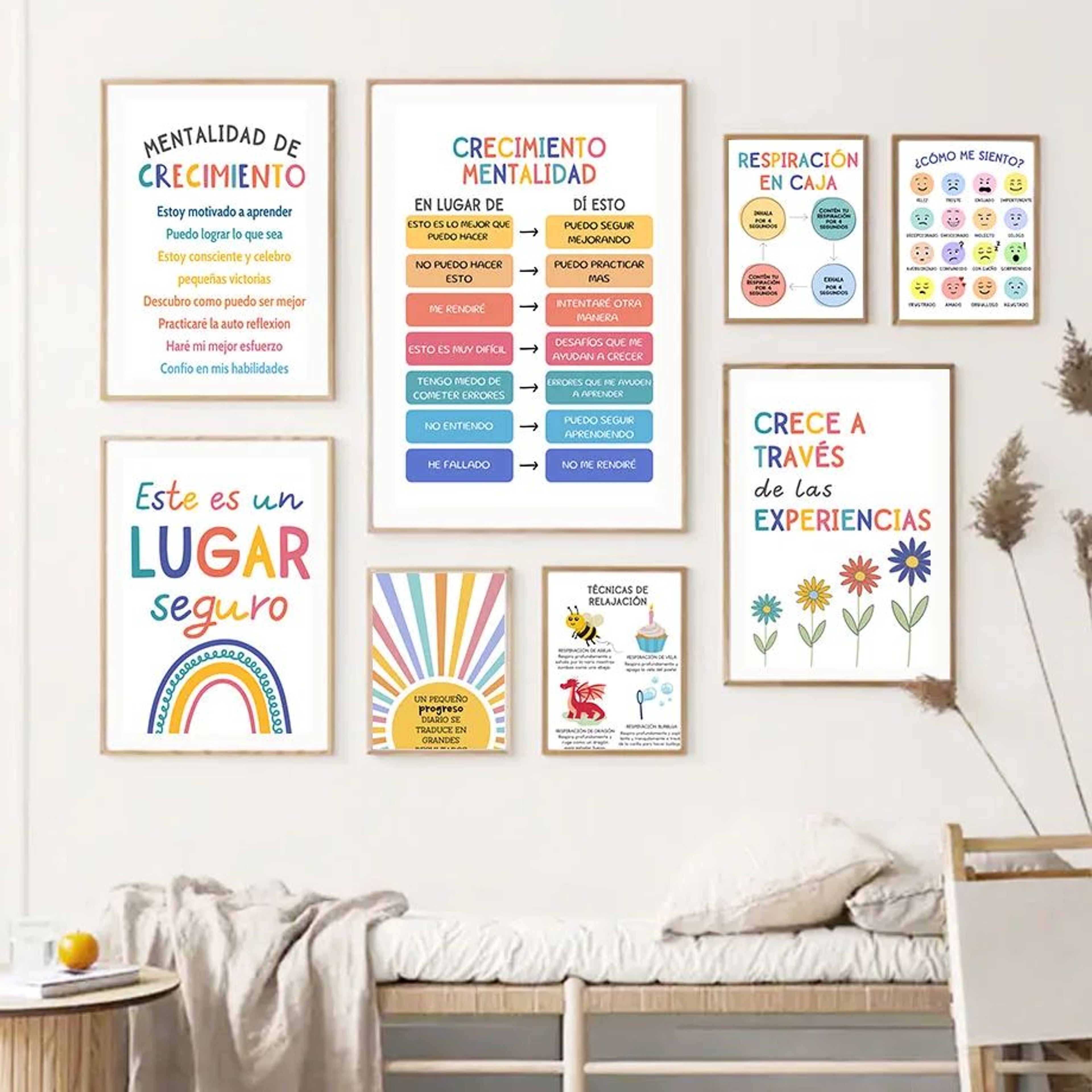 Growth Mindset Therapy Wall Art Motivational Poster For Office Classroom Decor 1