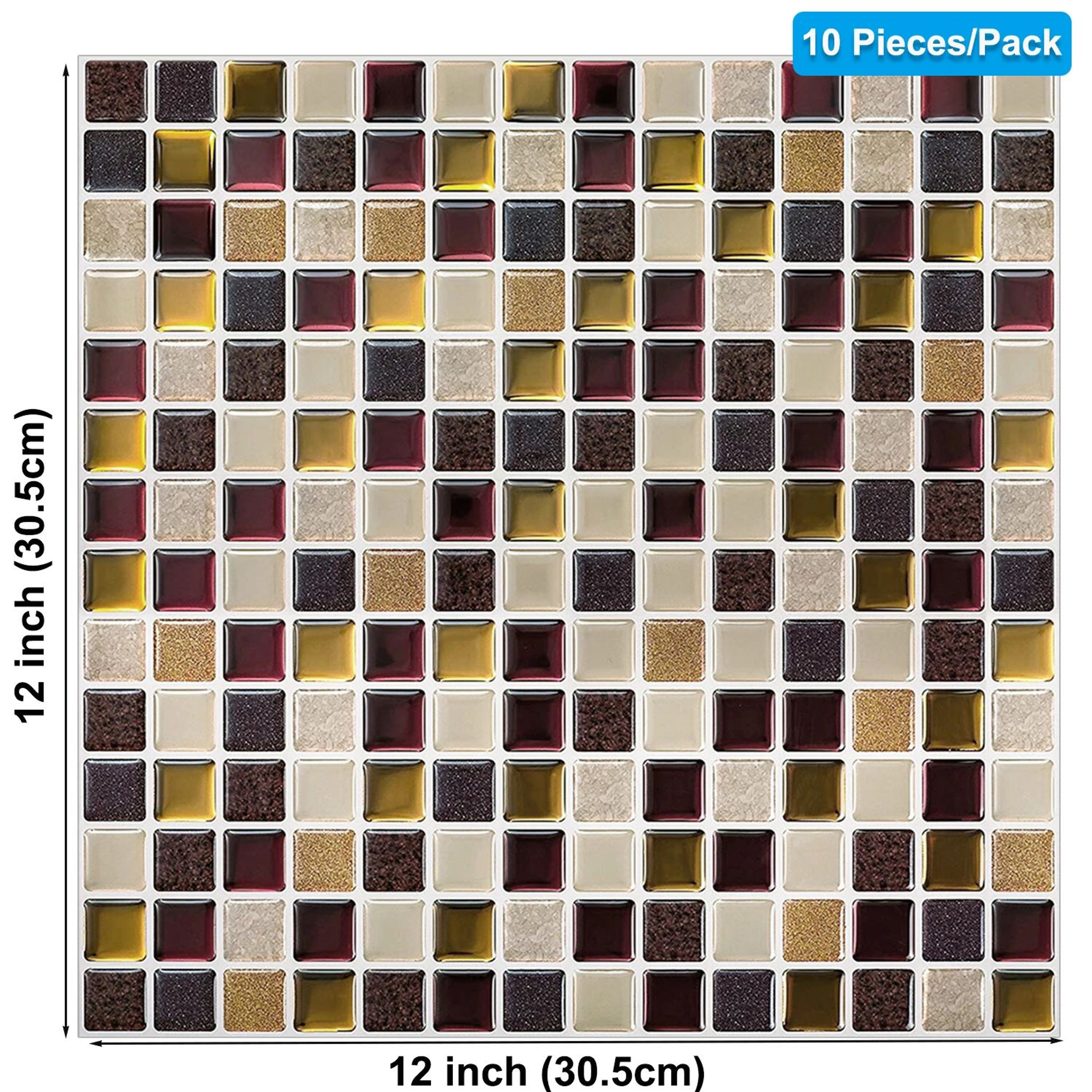 3D Waterproof Peel And Stick Tile Wall Sticker Easy Kitchen Backsplash Decor 22