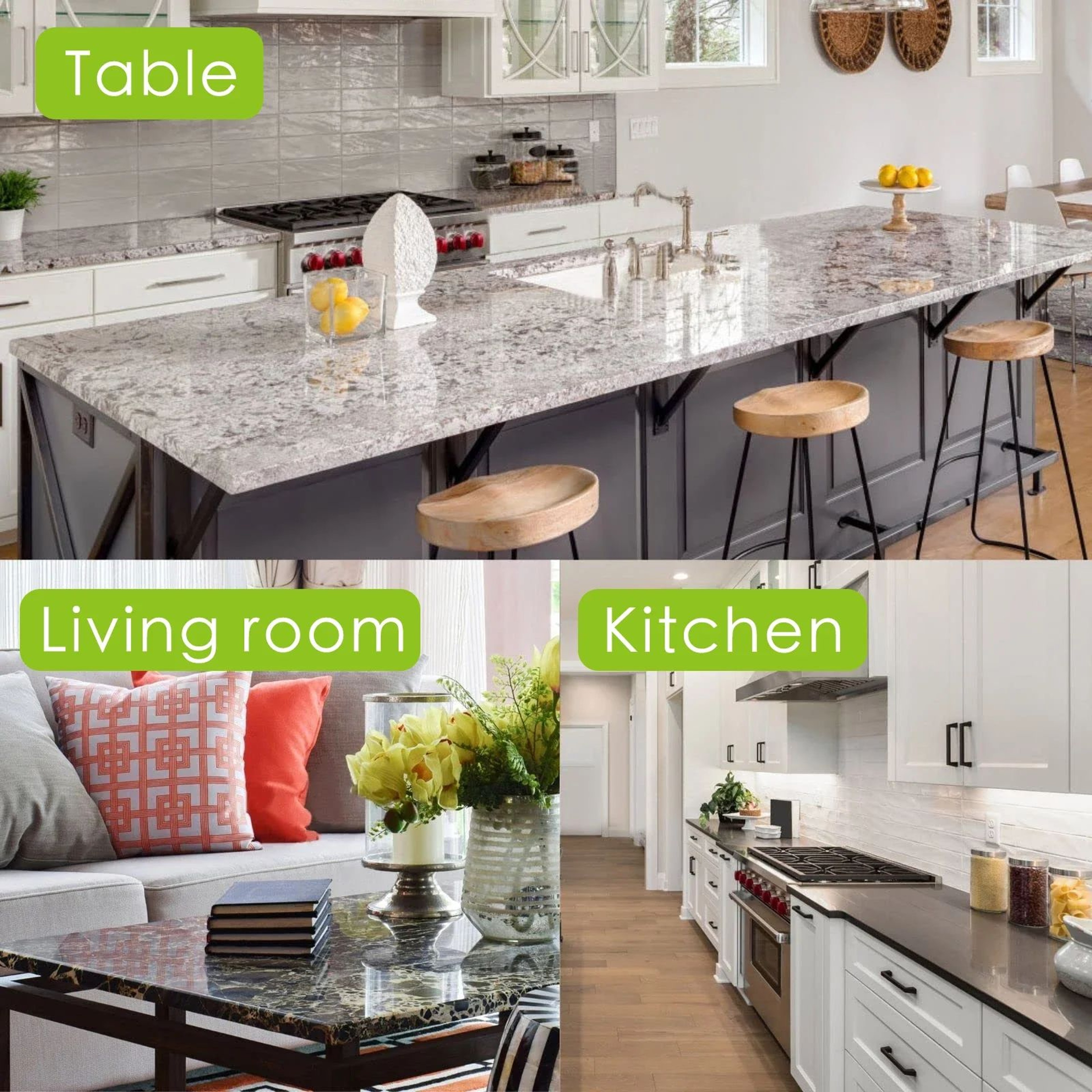 Transparent Kitchen Wall Protective Film Oil Proof Waterproof Wall Sticker Cover 2