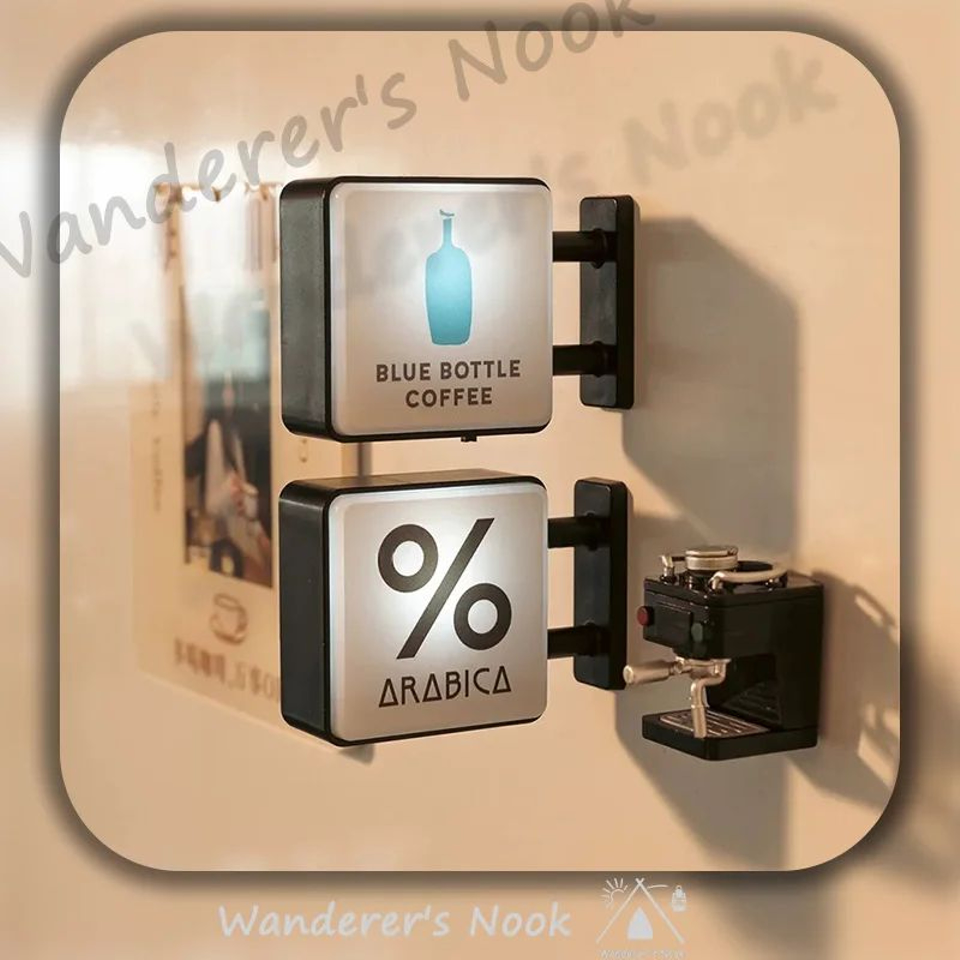 Mini Coffee Light Sign Fridge Magnet LED Coffee Decor For Kitchen And Coffee Bar 4