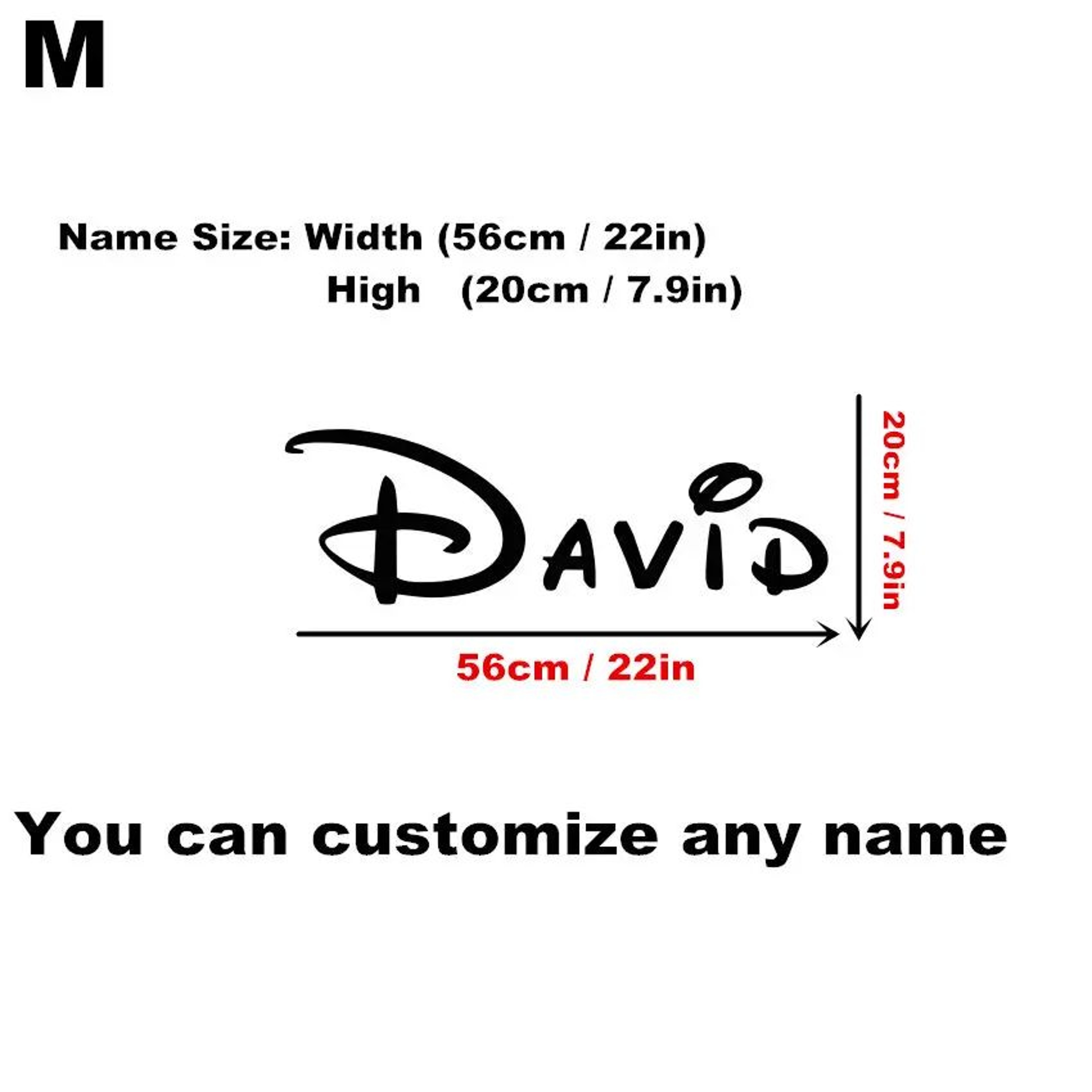Personalized Kids Name Wall Sticker Custom Nursery Room Decor Decal 3