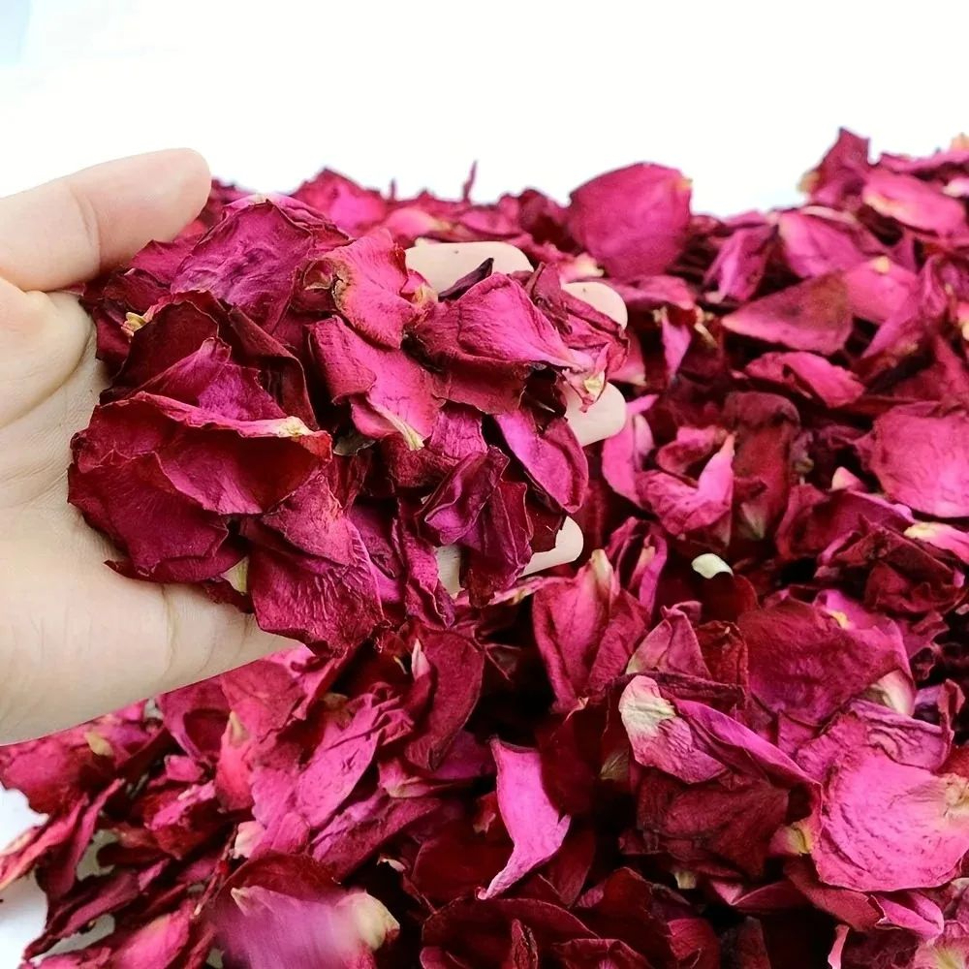 Natural Dried Rose Petals For Bath Spa And Wedding Decor 1