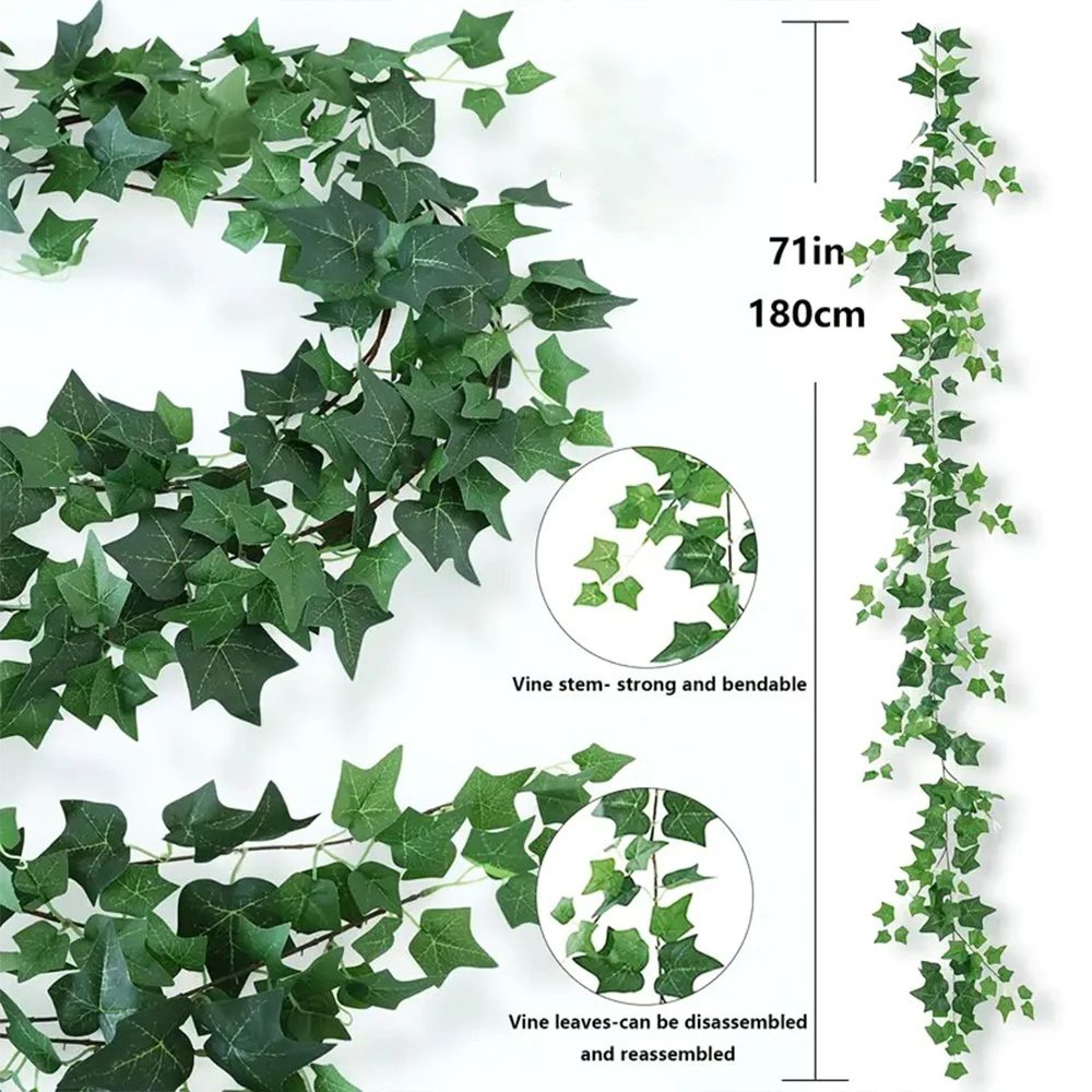 Artificial Ivy Vine Garland Hanging Greenery Decor For Home And Events 1