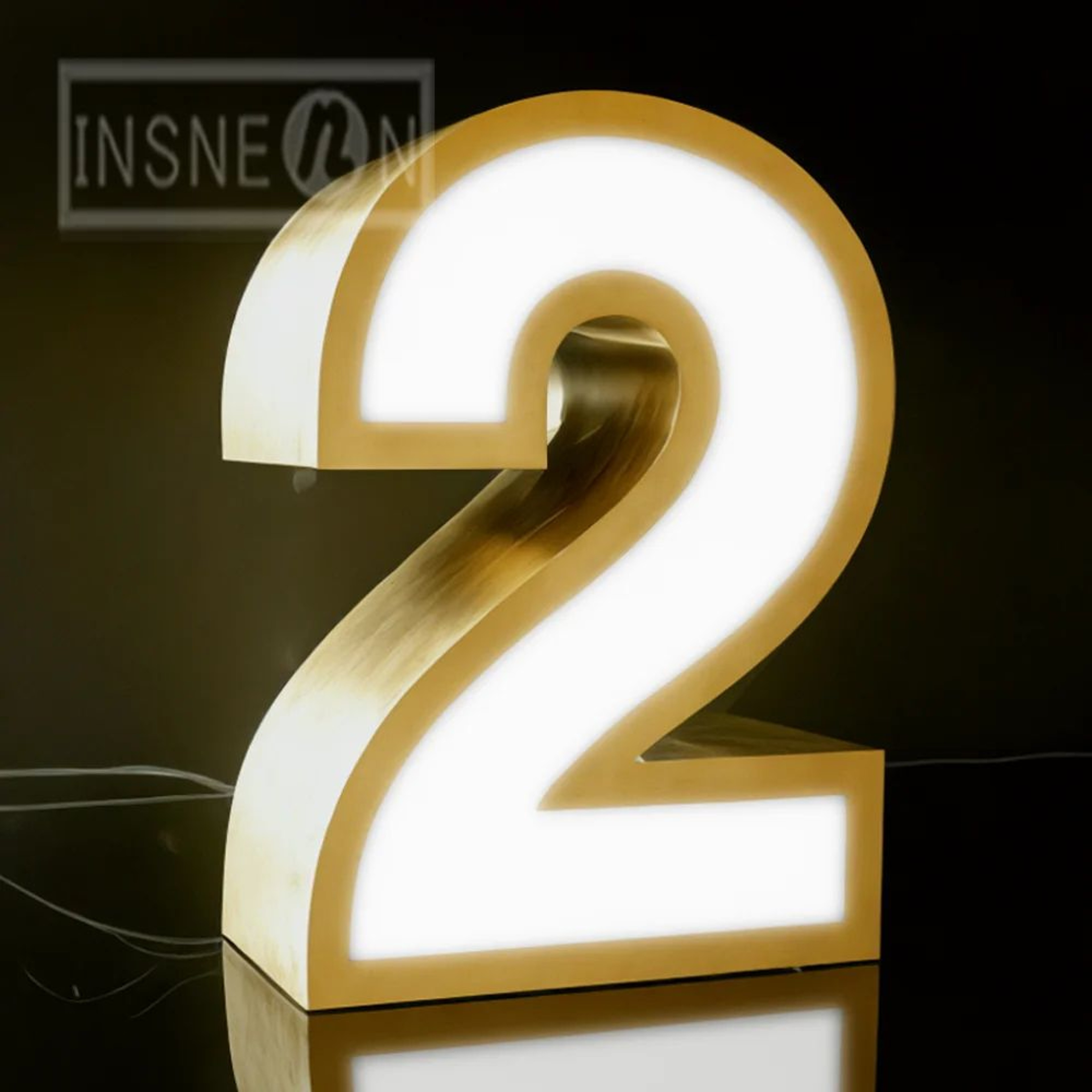 Custom LED Business Sign Backlit Metal Storefront Light Signage 12