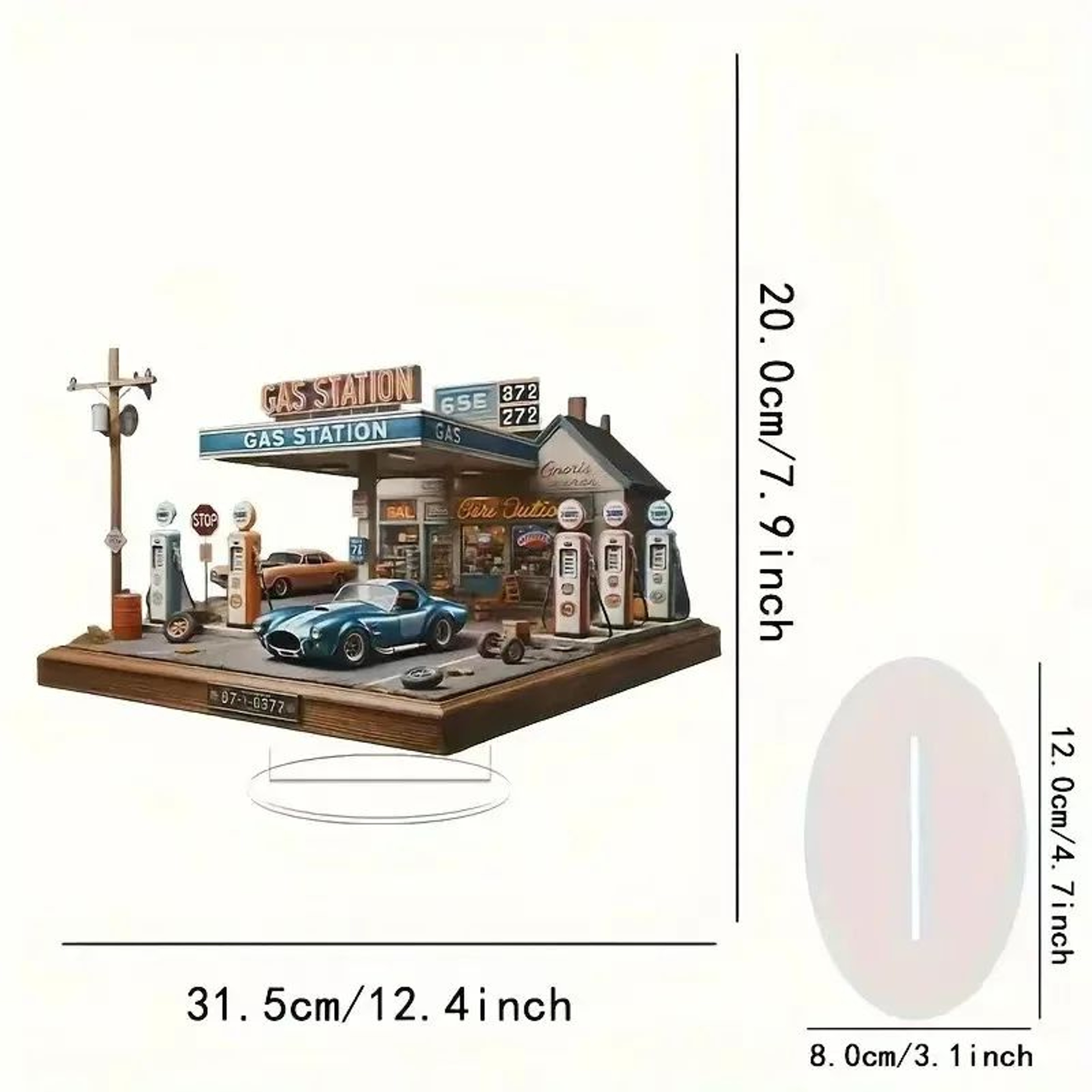 Eid Acrylic Mosque Tabletop Decoration Ramadan Home Display Decor 6