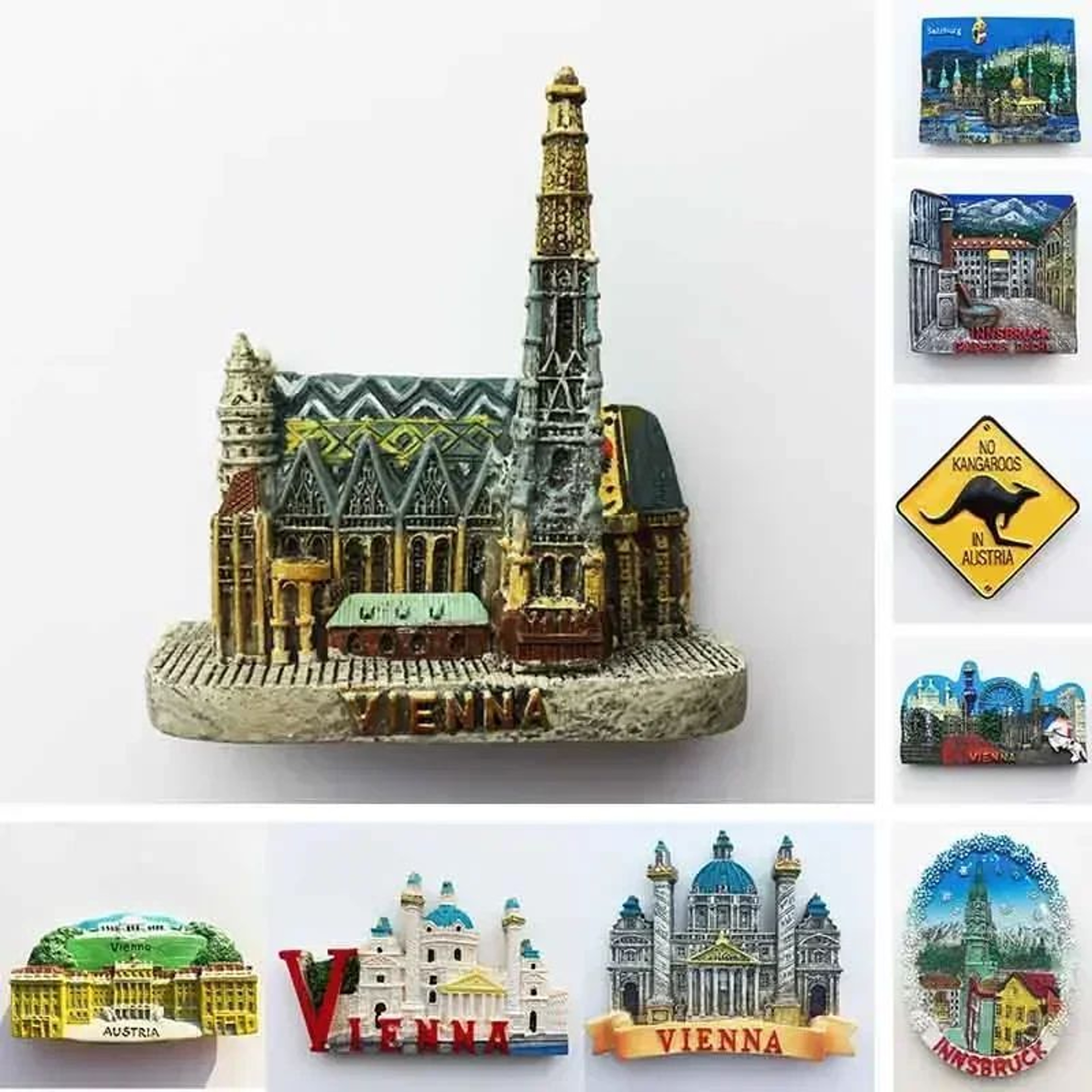 Vienna Memories Austria Fridge Magnet Travel Souvenir Decor 4