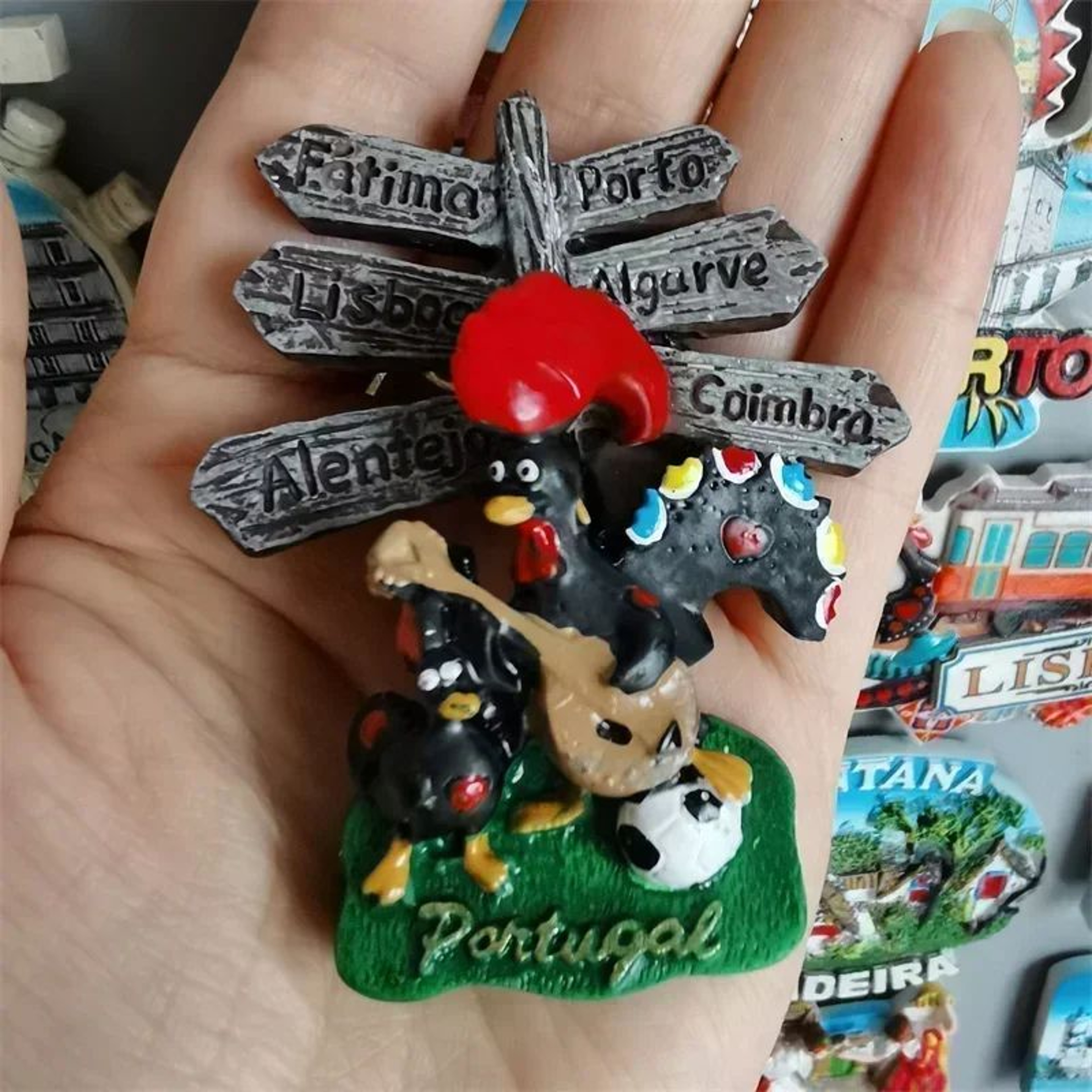 EverTravel Portugal Fridge Magnets Souvenir Resin Collection Decor 3