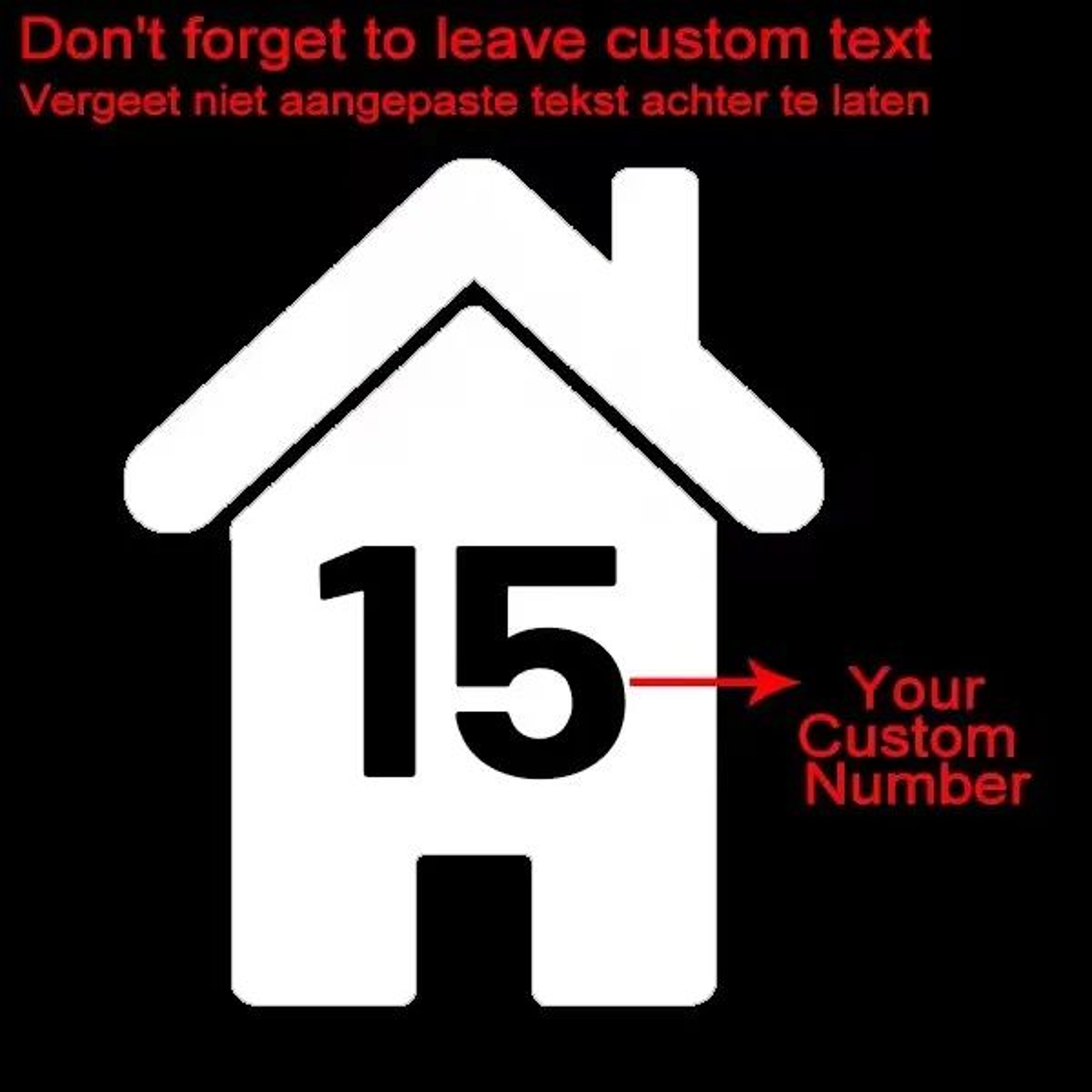 Custom Bin Number Stickers Vinyl House Number Decals For Trash Bins 5