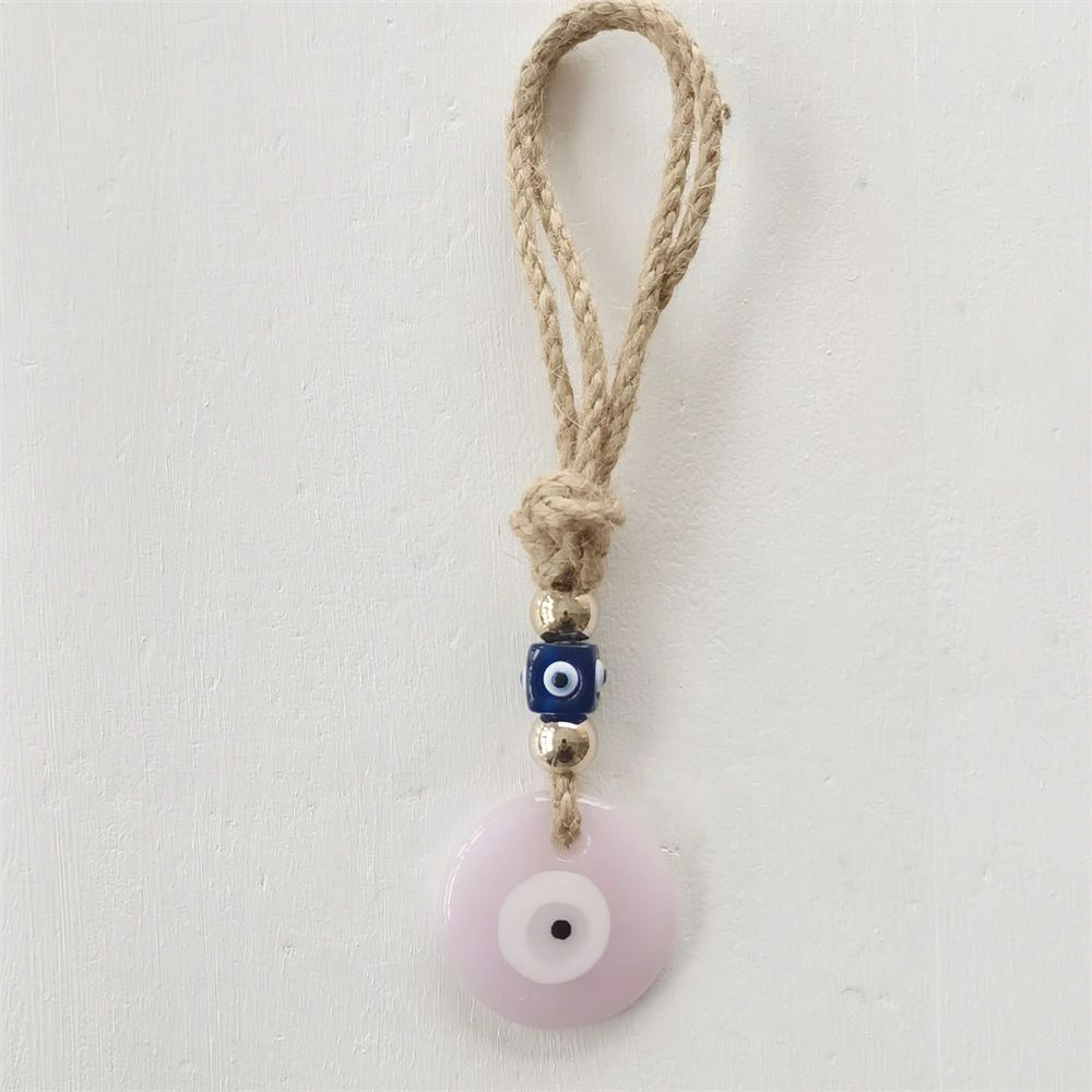Evil Eye Wall Hanging Blue Glass Protection Charm Decor 11