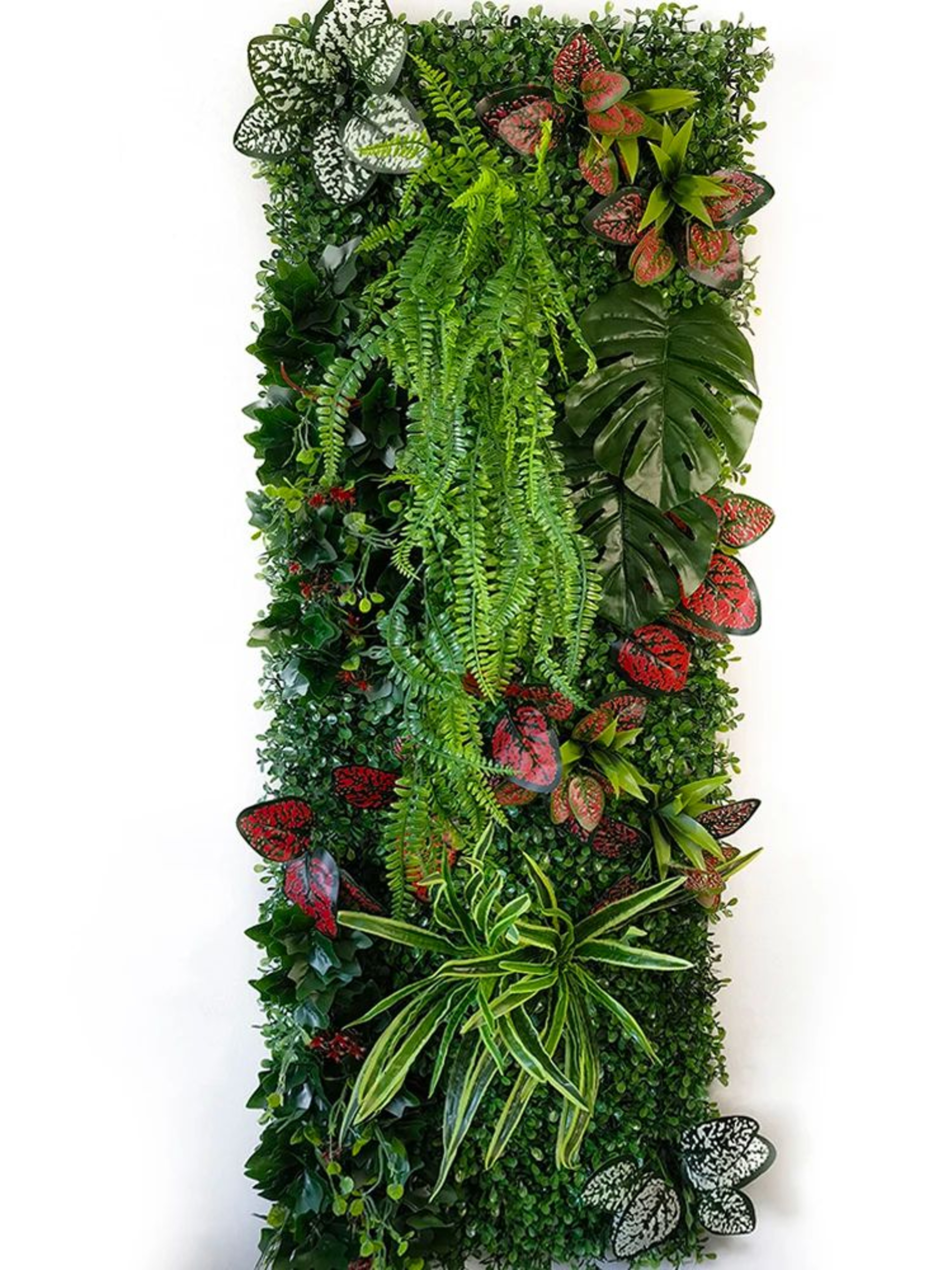 Realistic Artificial Plant Wall Panel Green Grass Wall Decor For Home And Events 25