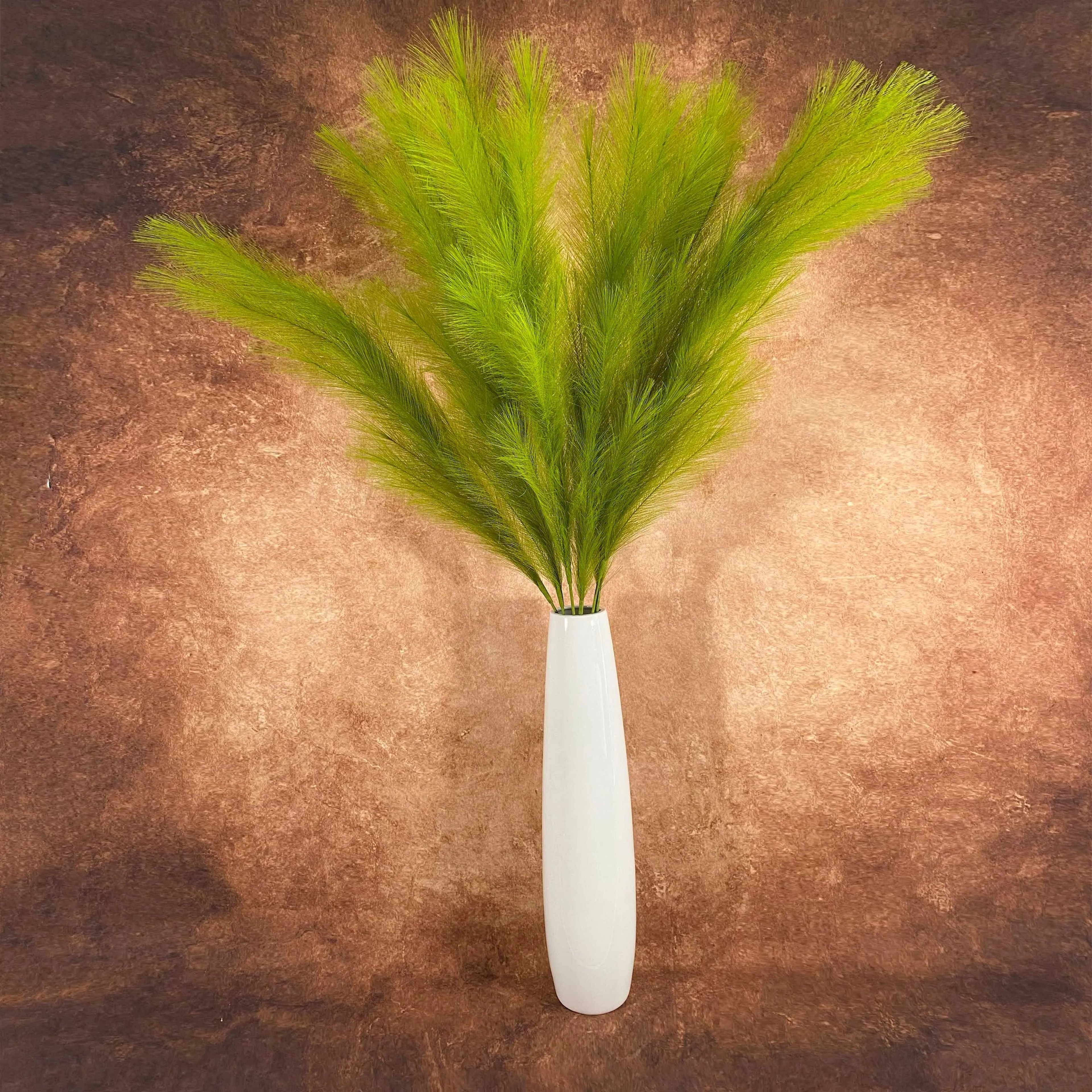 Artificial Pampas Grass Tall Fluffy Stems Boho Floor Vase Decor 16
