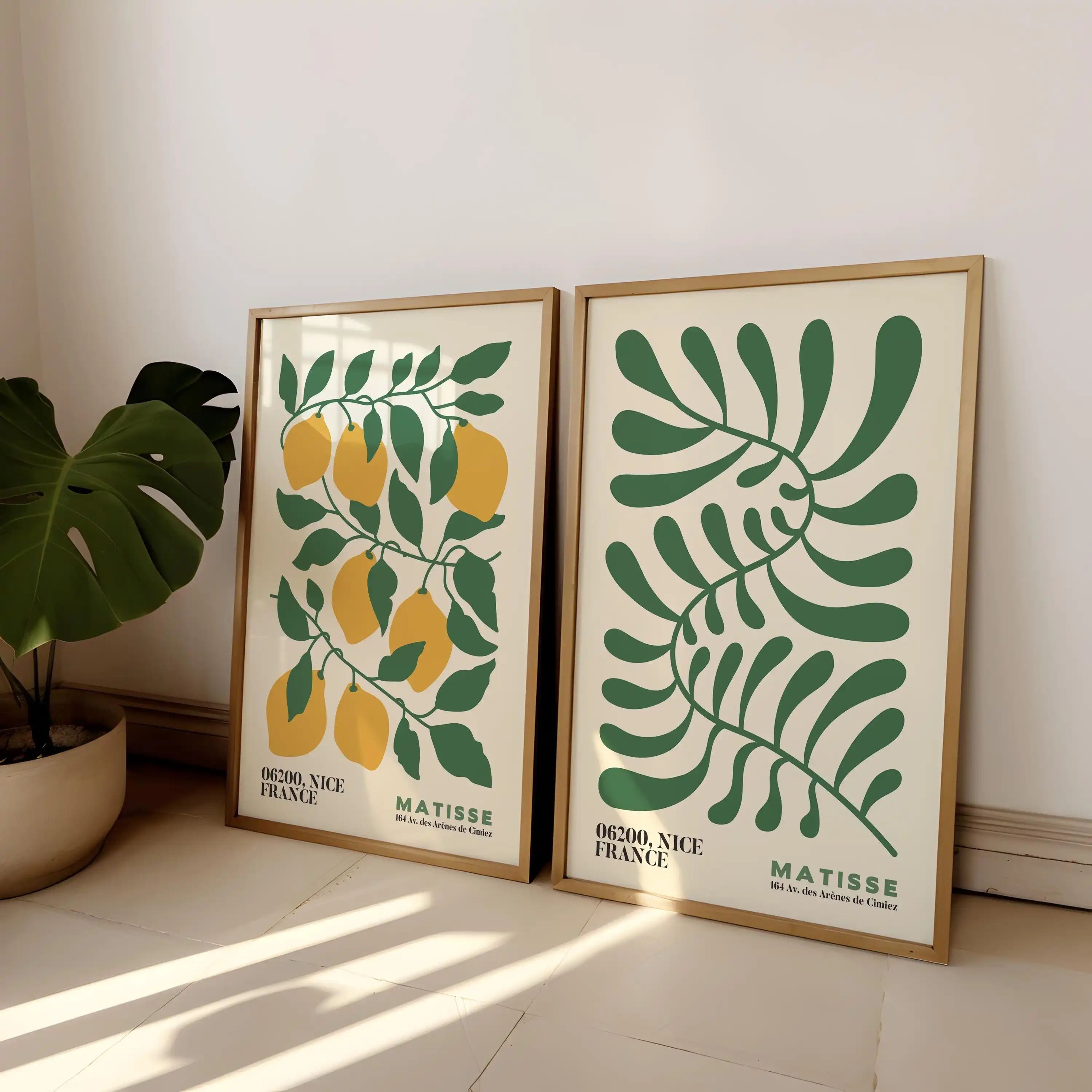 Matisse Inspired Floral Wall Art Set Modern Boho Prints 7