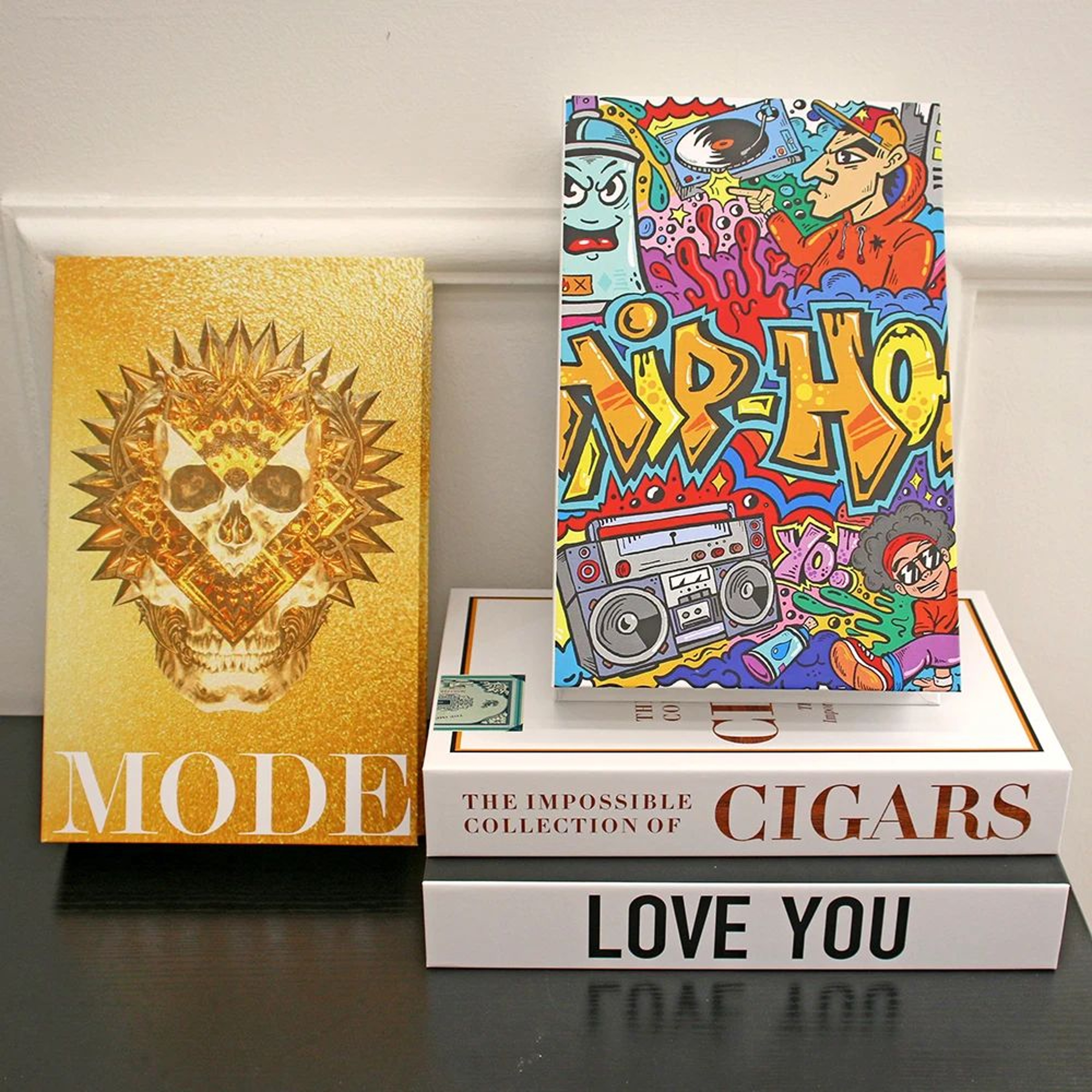 Decorative Fake Books Set Modern Coffee Table Book Box Home Decor 2