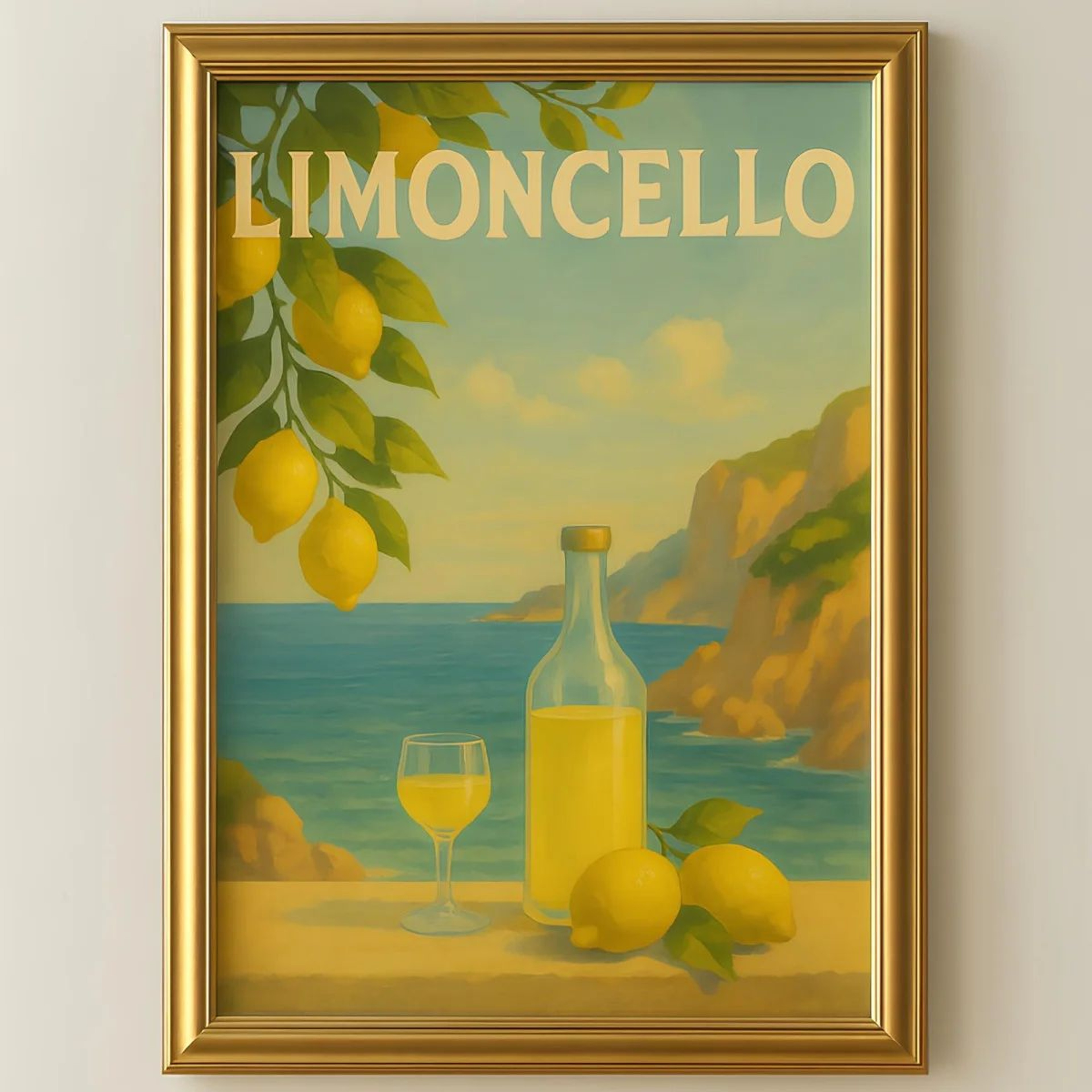 Italian Lemon Tree Wall Art Cottagecore Canvas Spring Landscape Decor 9