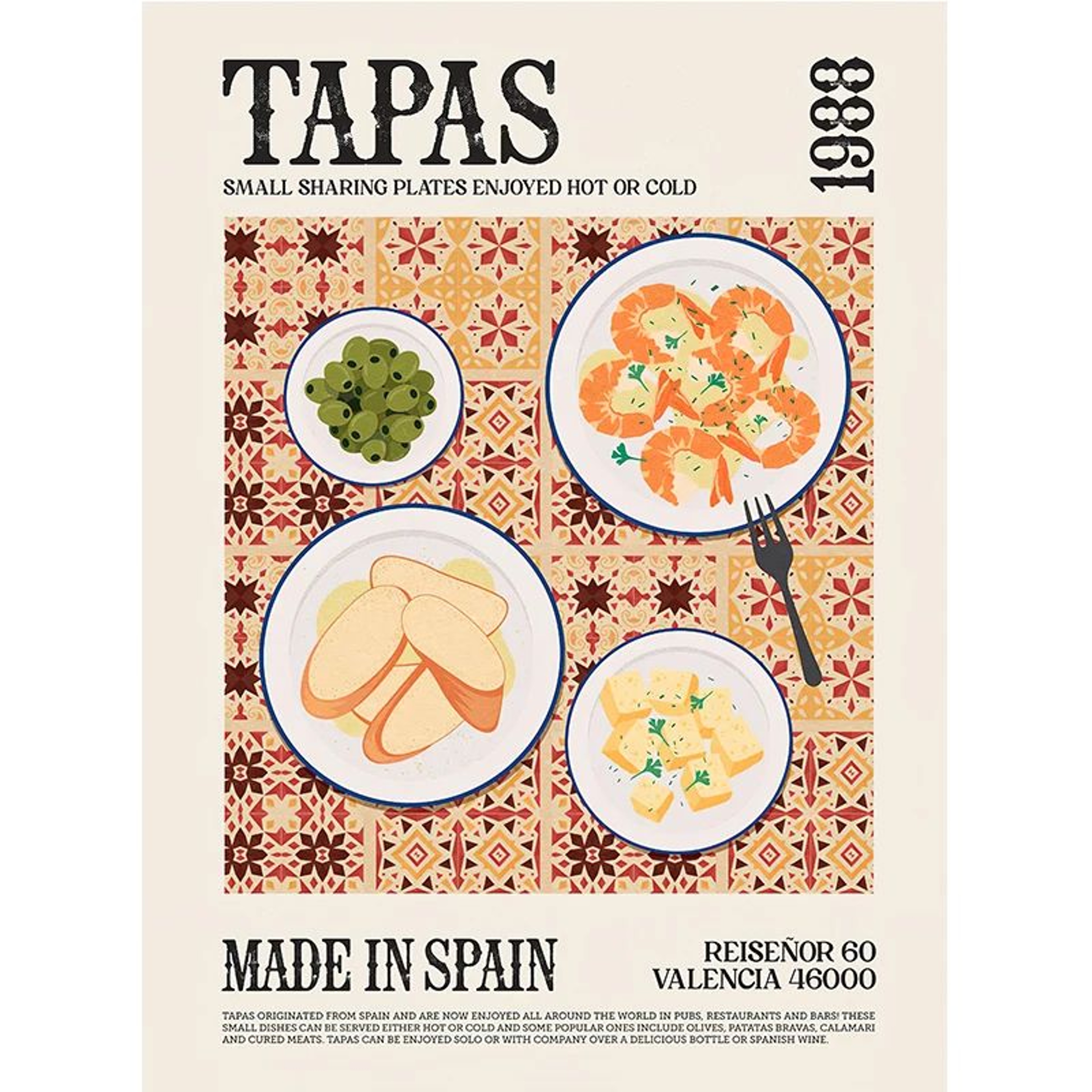 World Cuisine Food Wall Art Kitchen Canvas Poster Ramen Pizza Coffee Decor 11