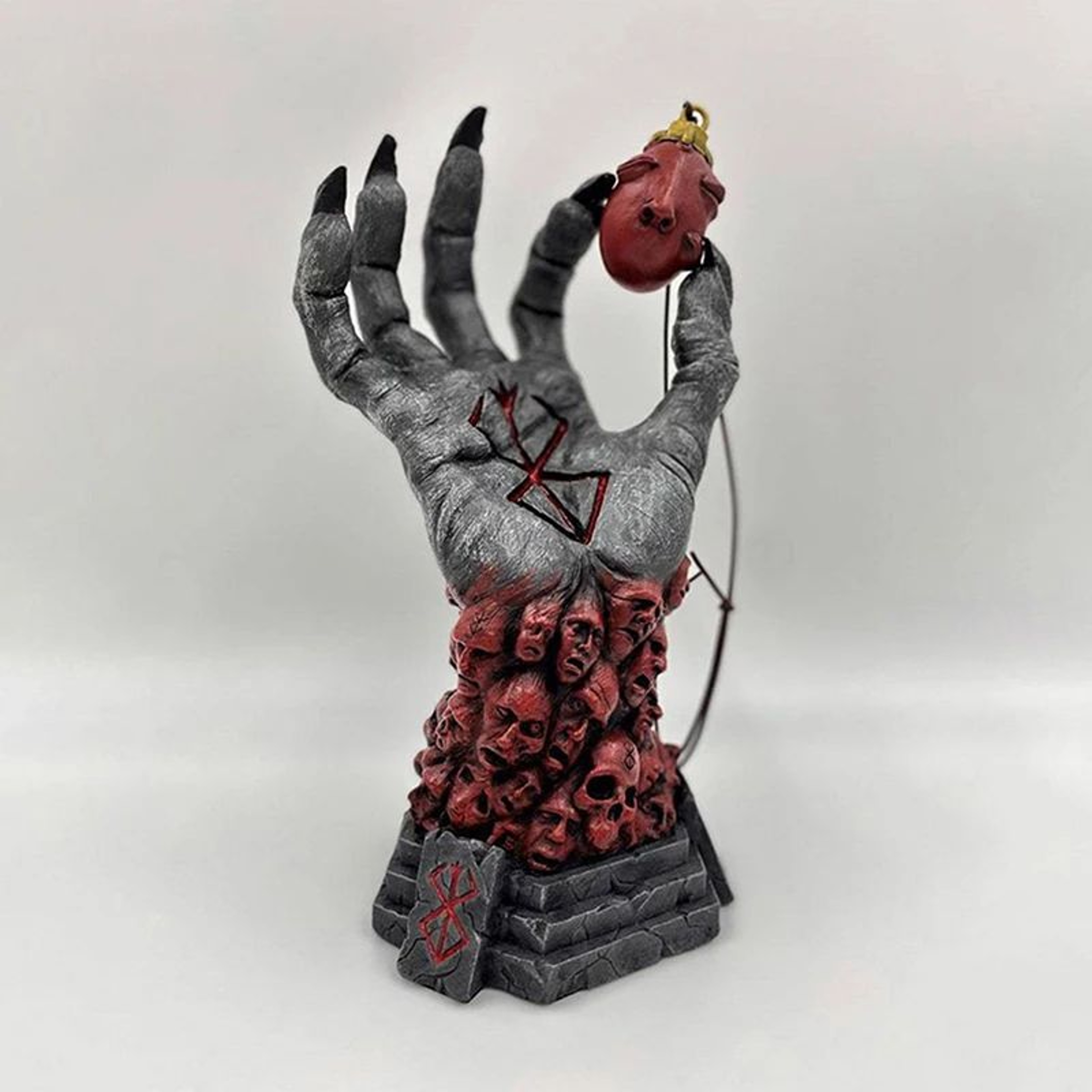 Grim Reaper Skull Hand Statue Gothic Resin Decor Figurine 1