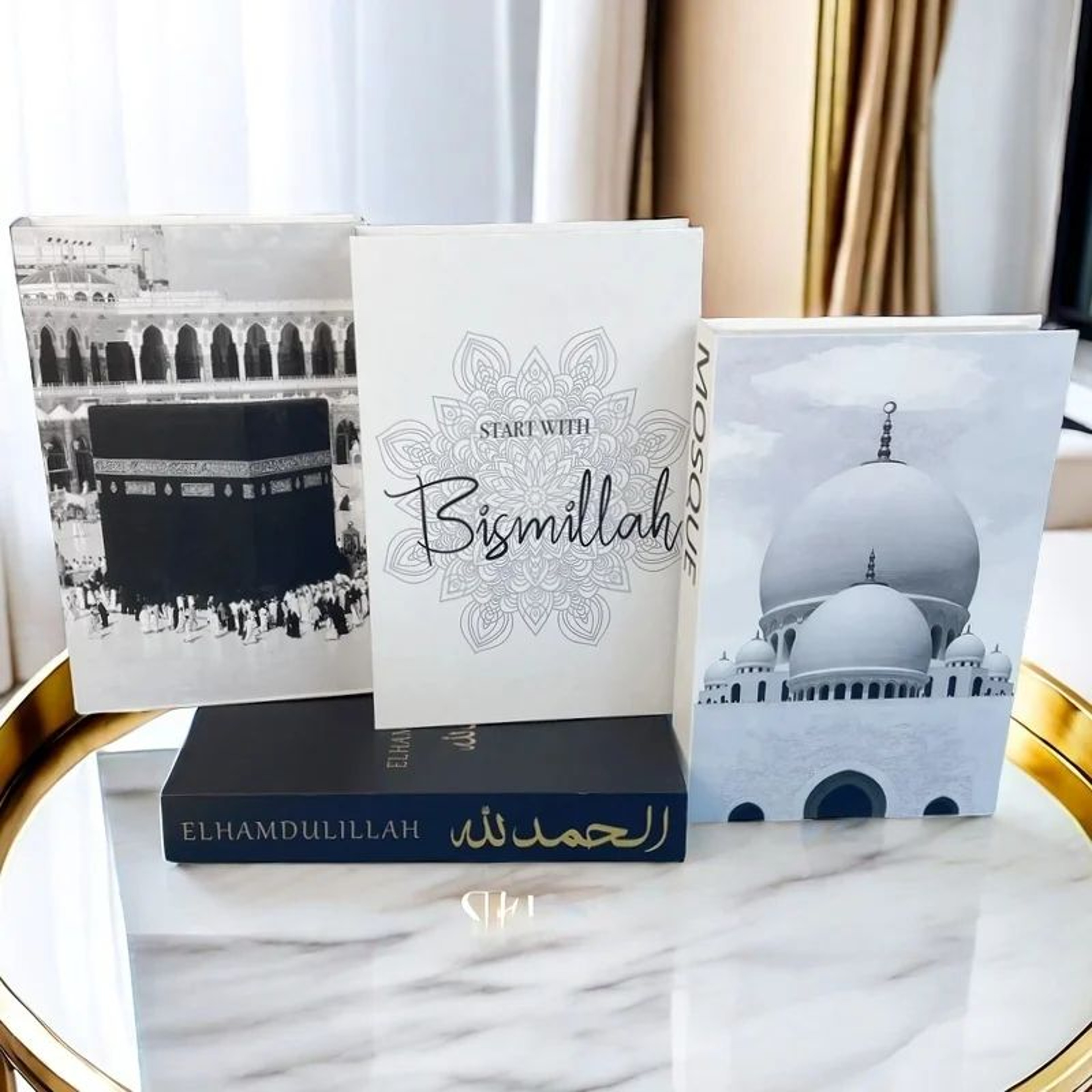 Islamic Decorative Book Storage Box Luxury Coffee Table Decor 1