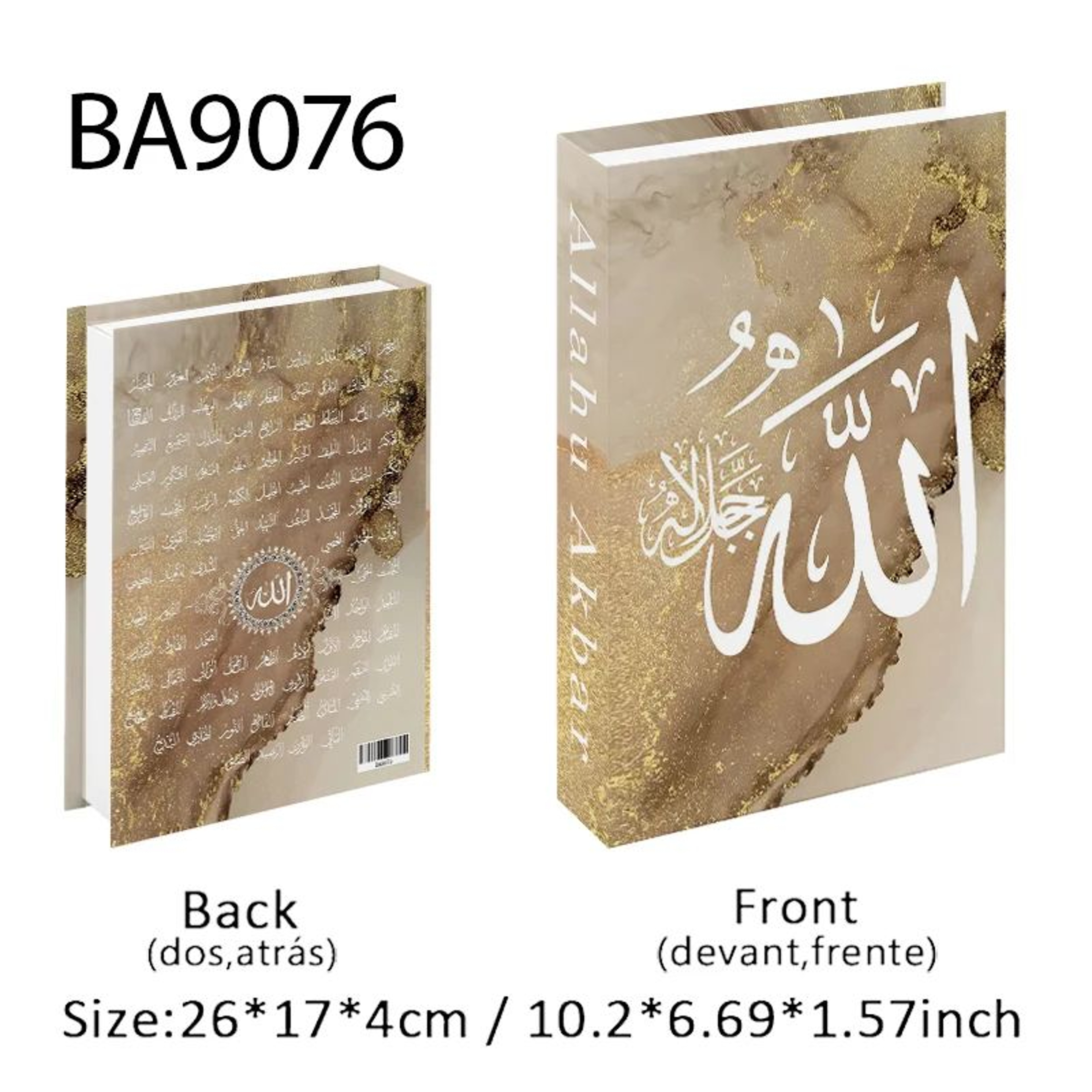 Islamic Decorative Book Storage Box Luxury Coffee Table Decor 9