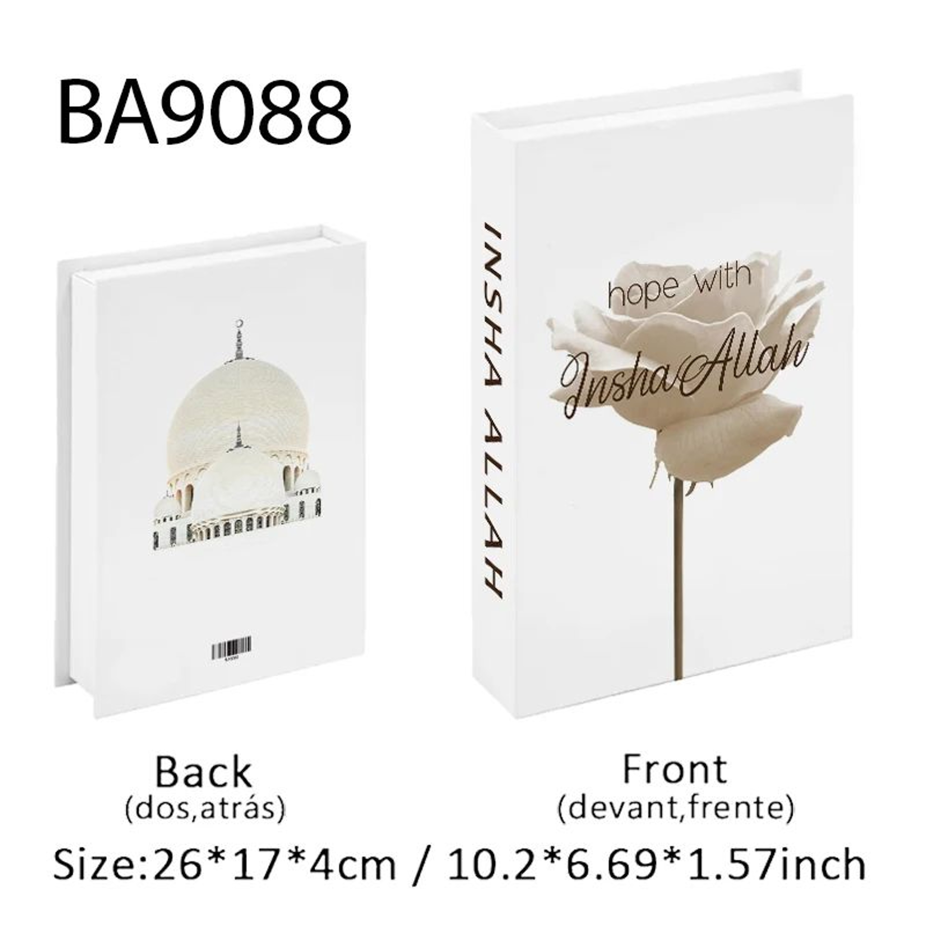 Islamic Decorative Book Storage Box Luxury Coffee Table Decor 20