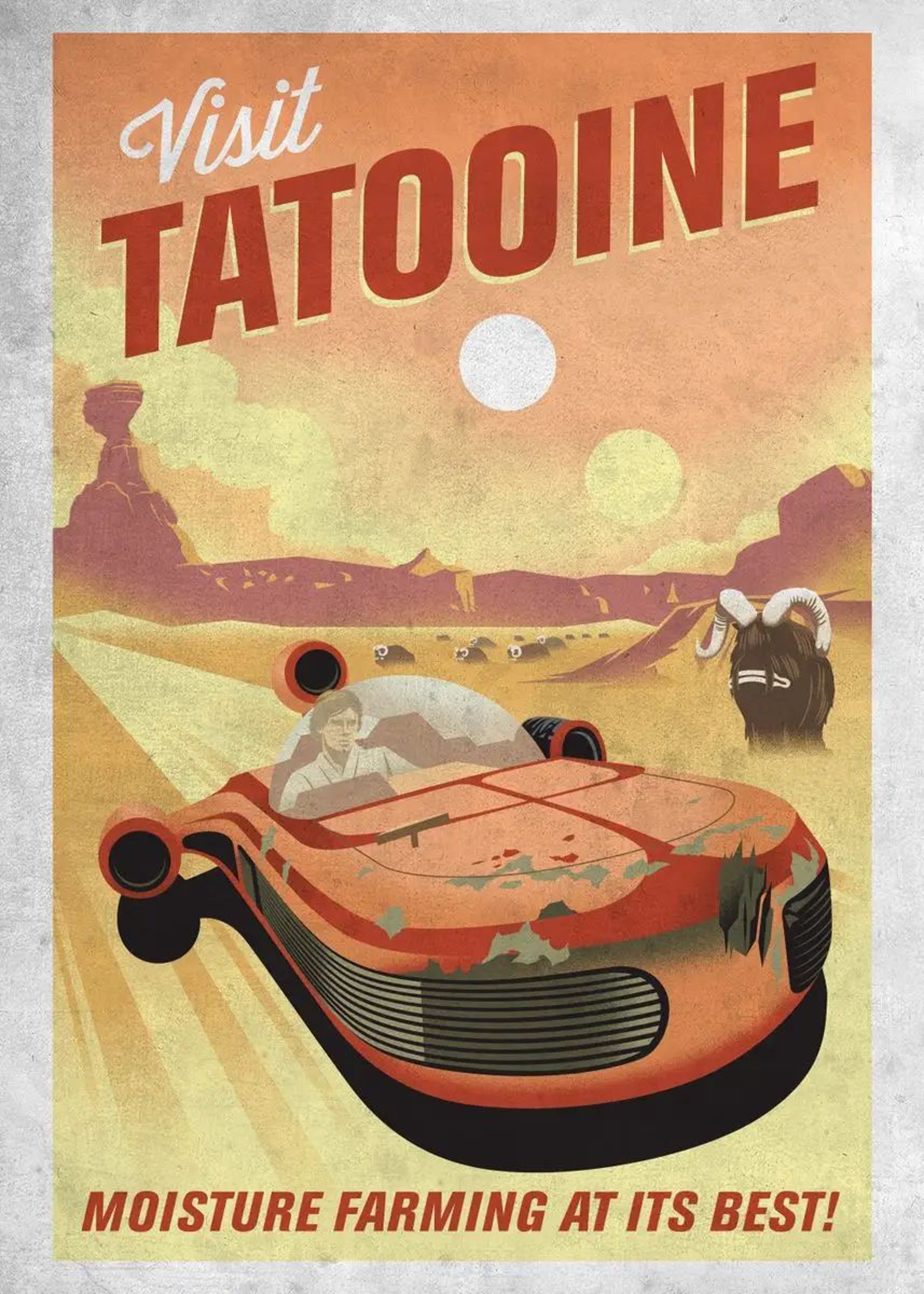 Galactic Retro Space Poster Vintage Sci Fi Wall Art Canvas Home Decor 16