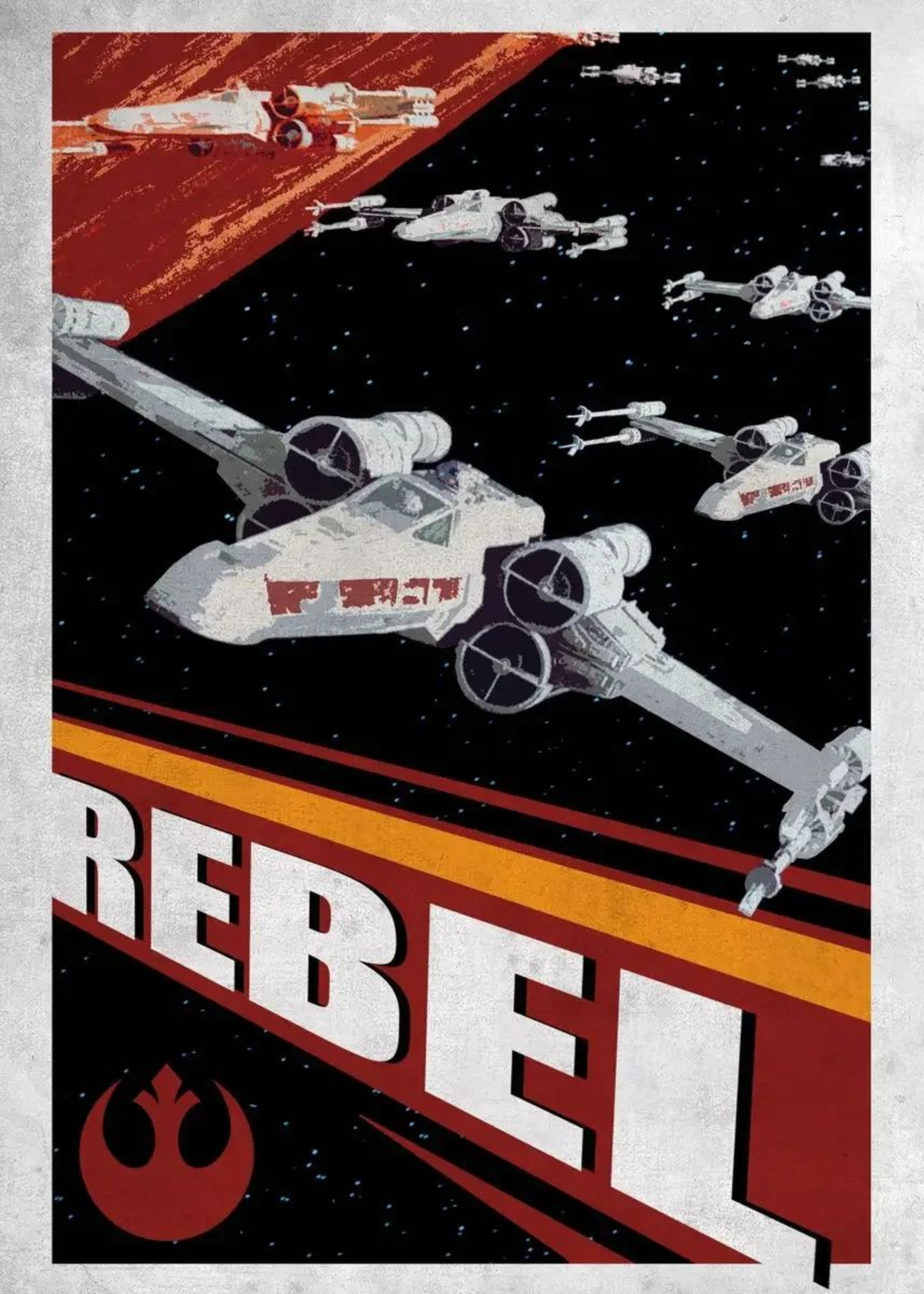 Galactic Retro Space Poster Vintage Sci Fi Wall Art Canvas Home Decor 14
