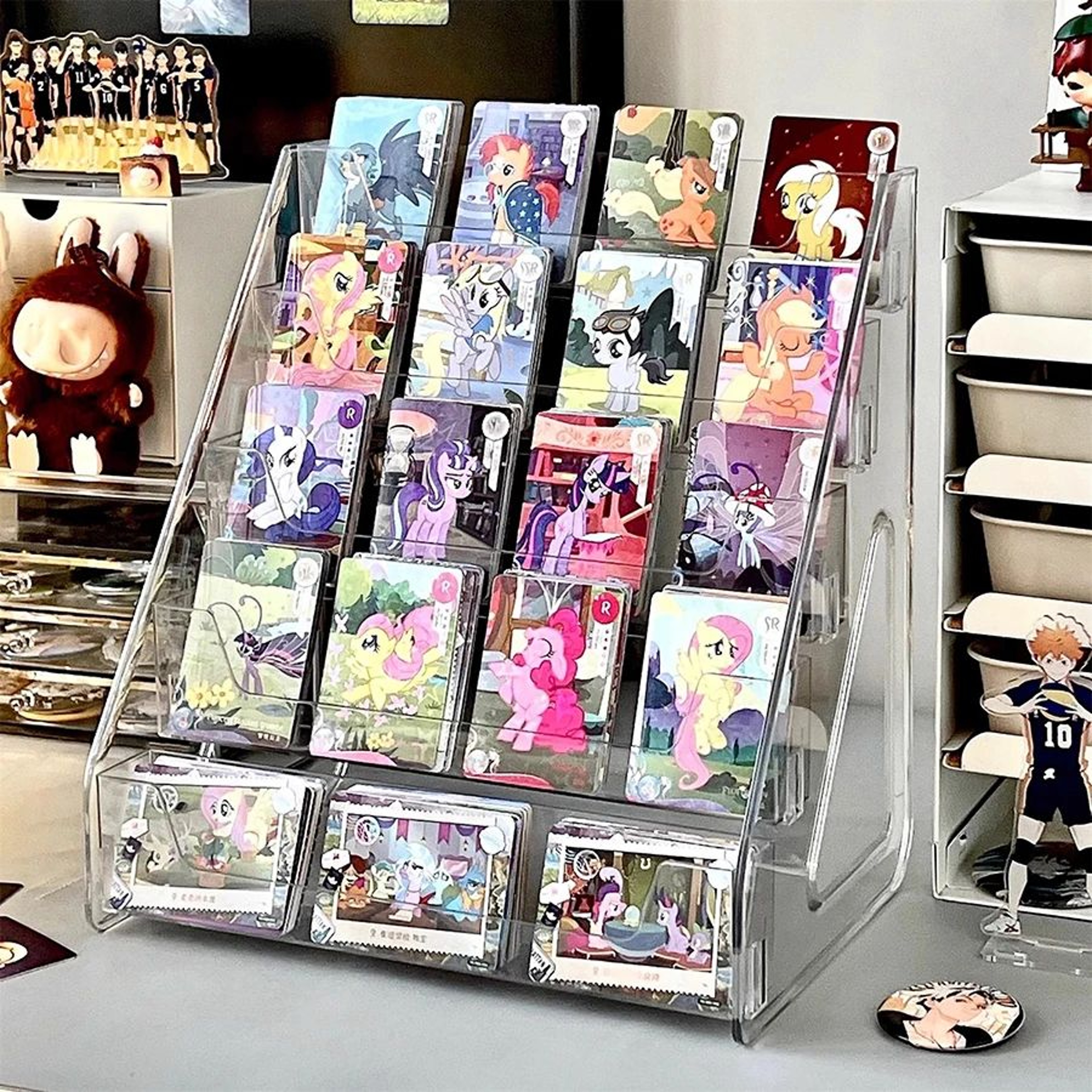 ClearView Greeting Card Display Rack Organizer 0