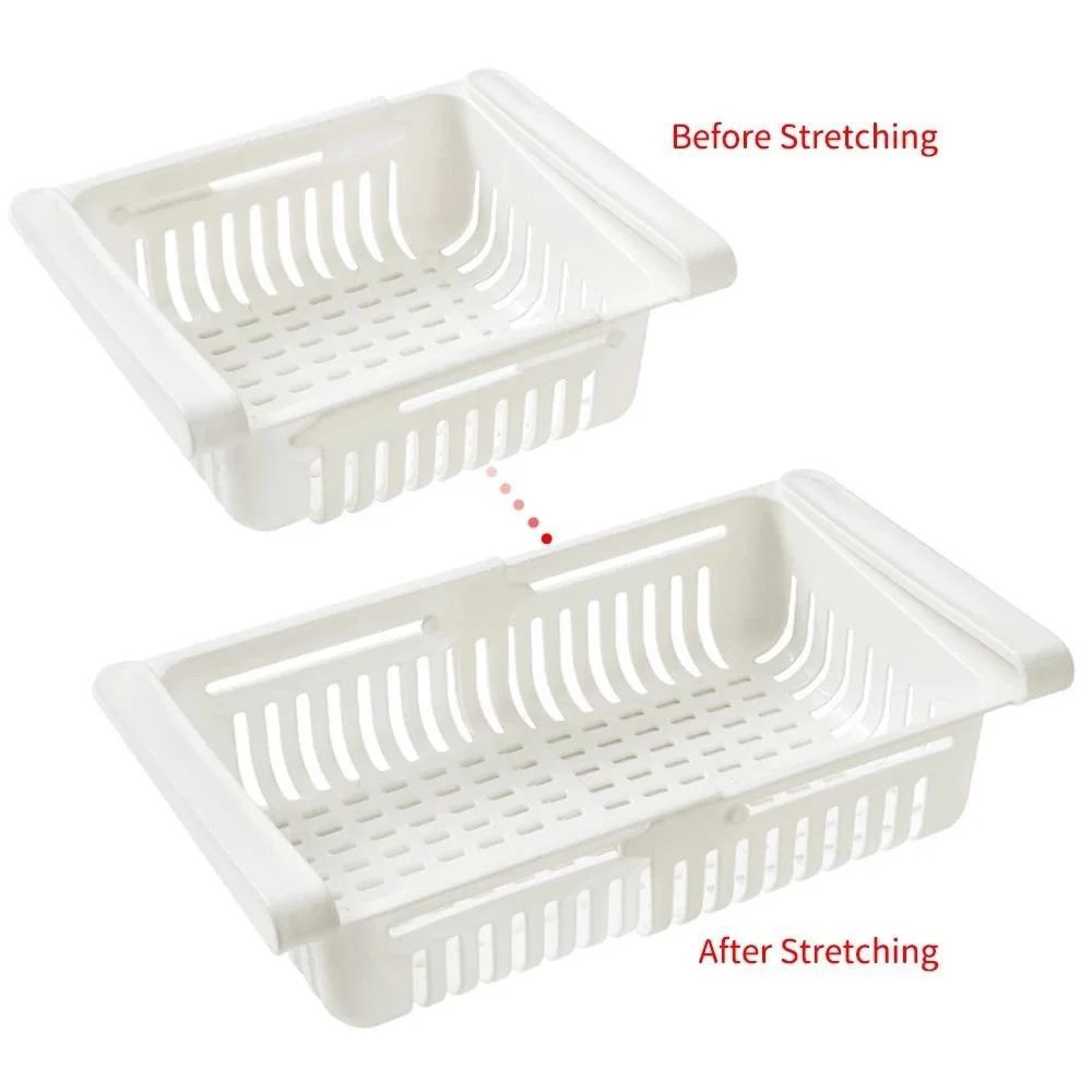 SlideFresh Under Shelf Refrigerator Drawer Organizer 9
