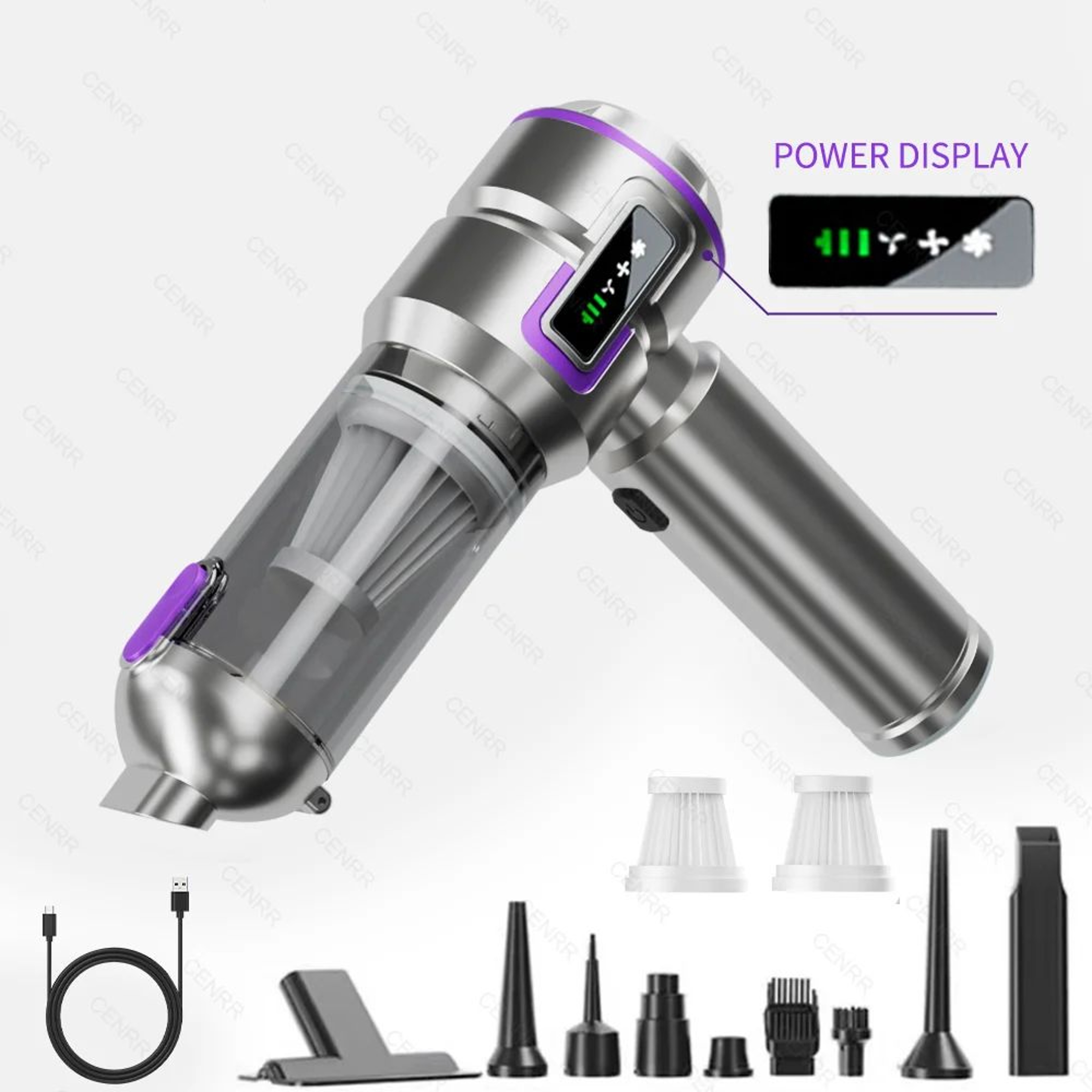 TurboClean Pro Handheld Car Vacuum And Air Blower 7