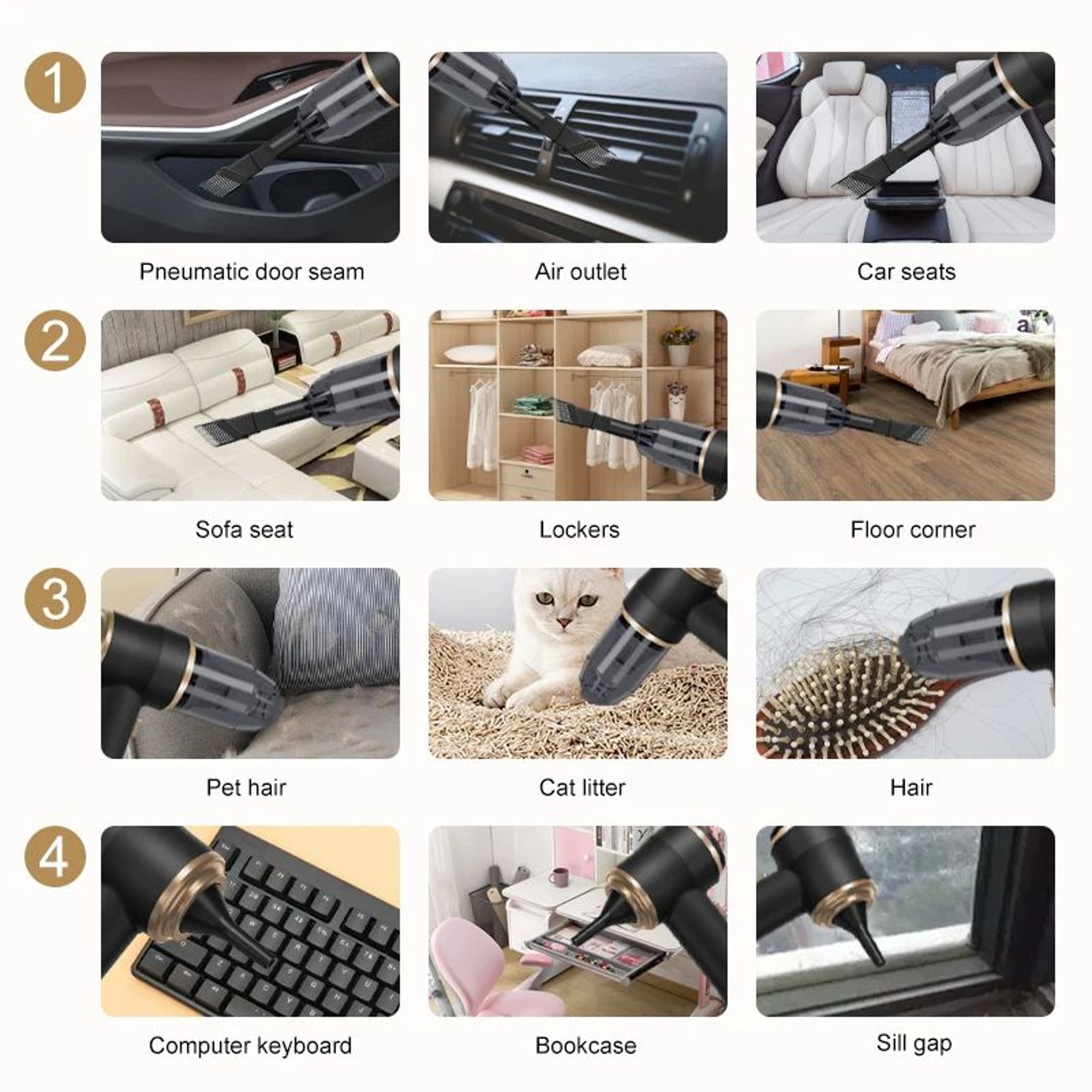 TurboClean Dual Power Car Vacuum And Air Blower 1