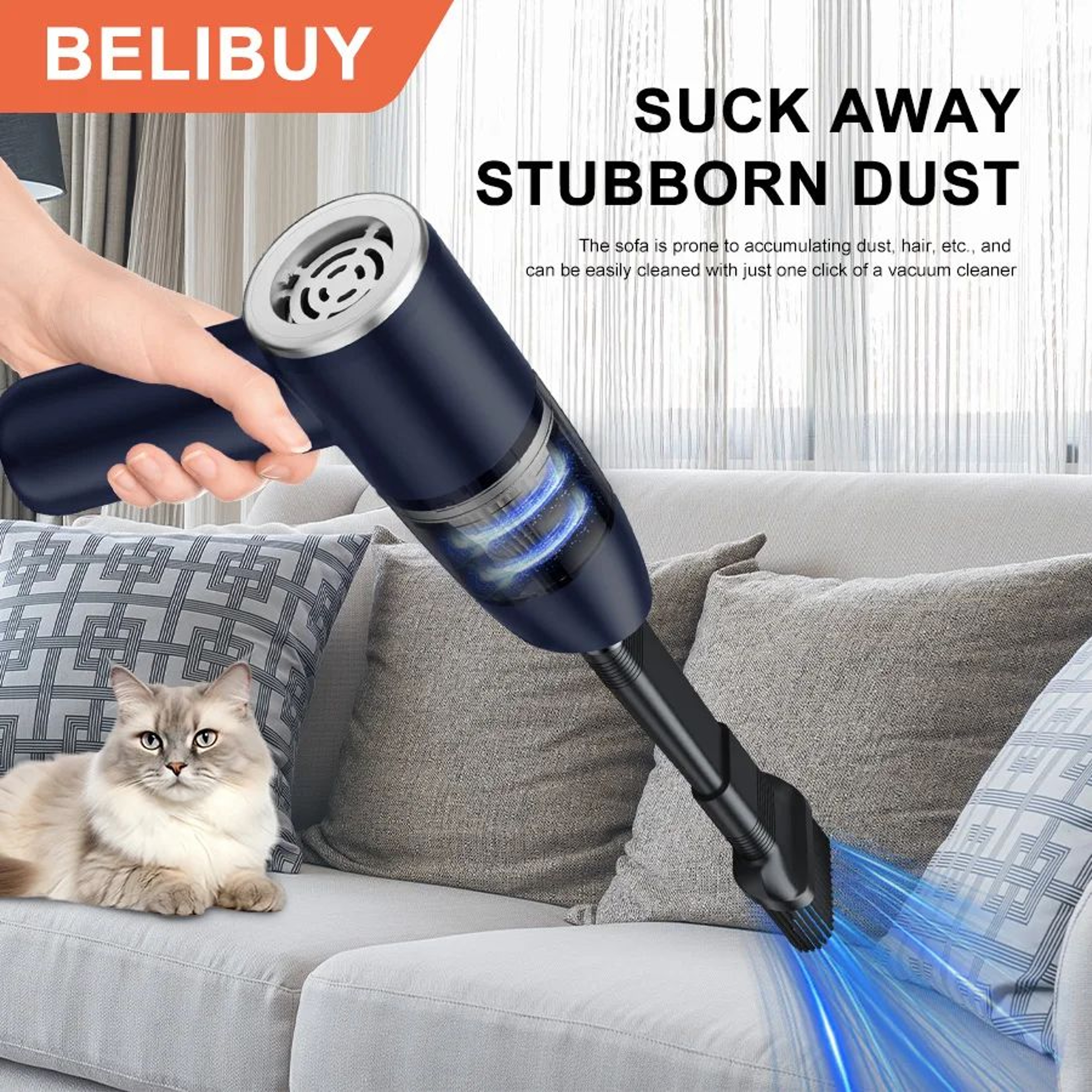 TurboClean Compact Wireless Car And Home Vacuum 0