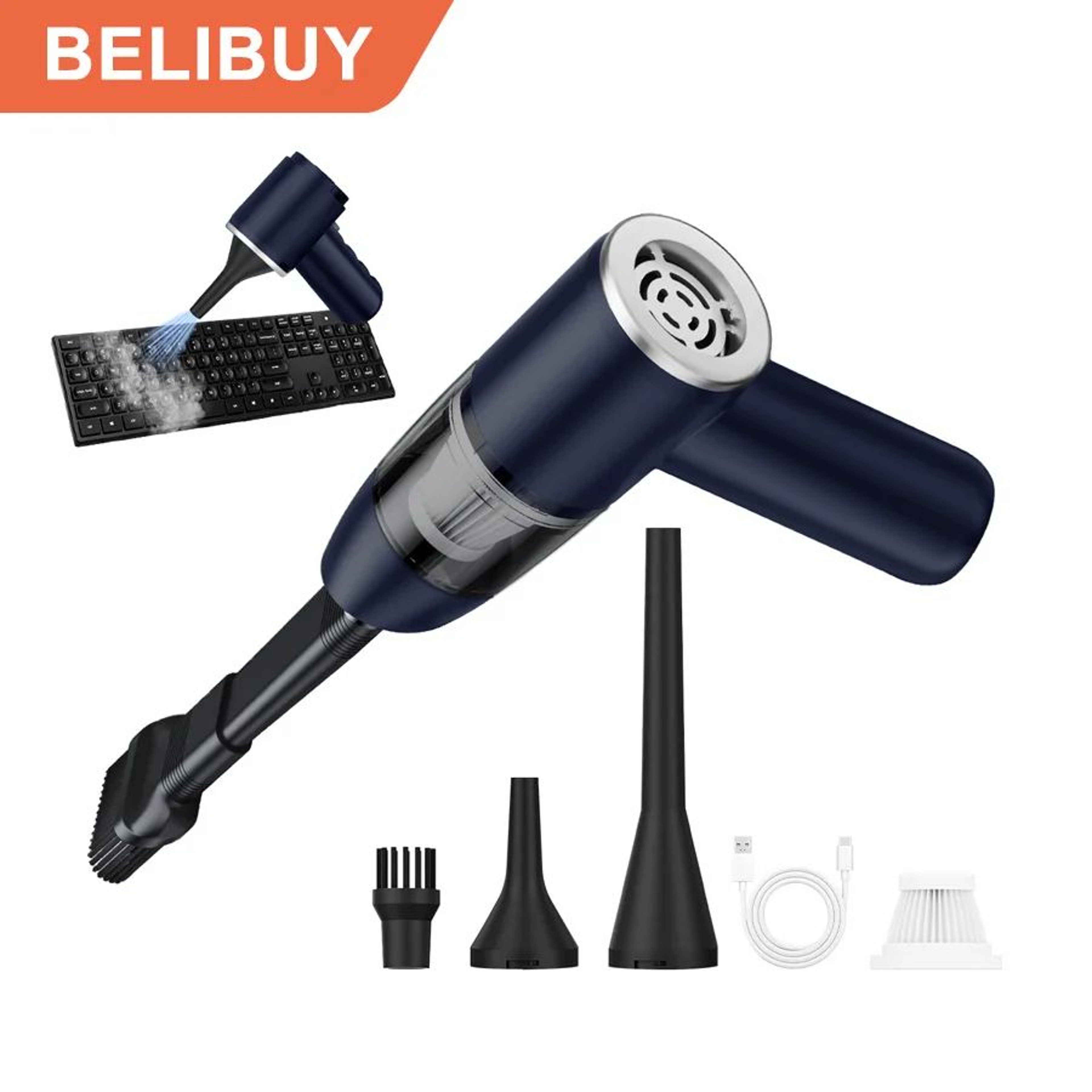 TurboClean Compact Wireless Car And Home Vacuum 1