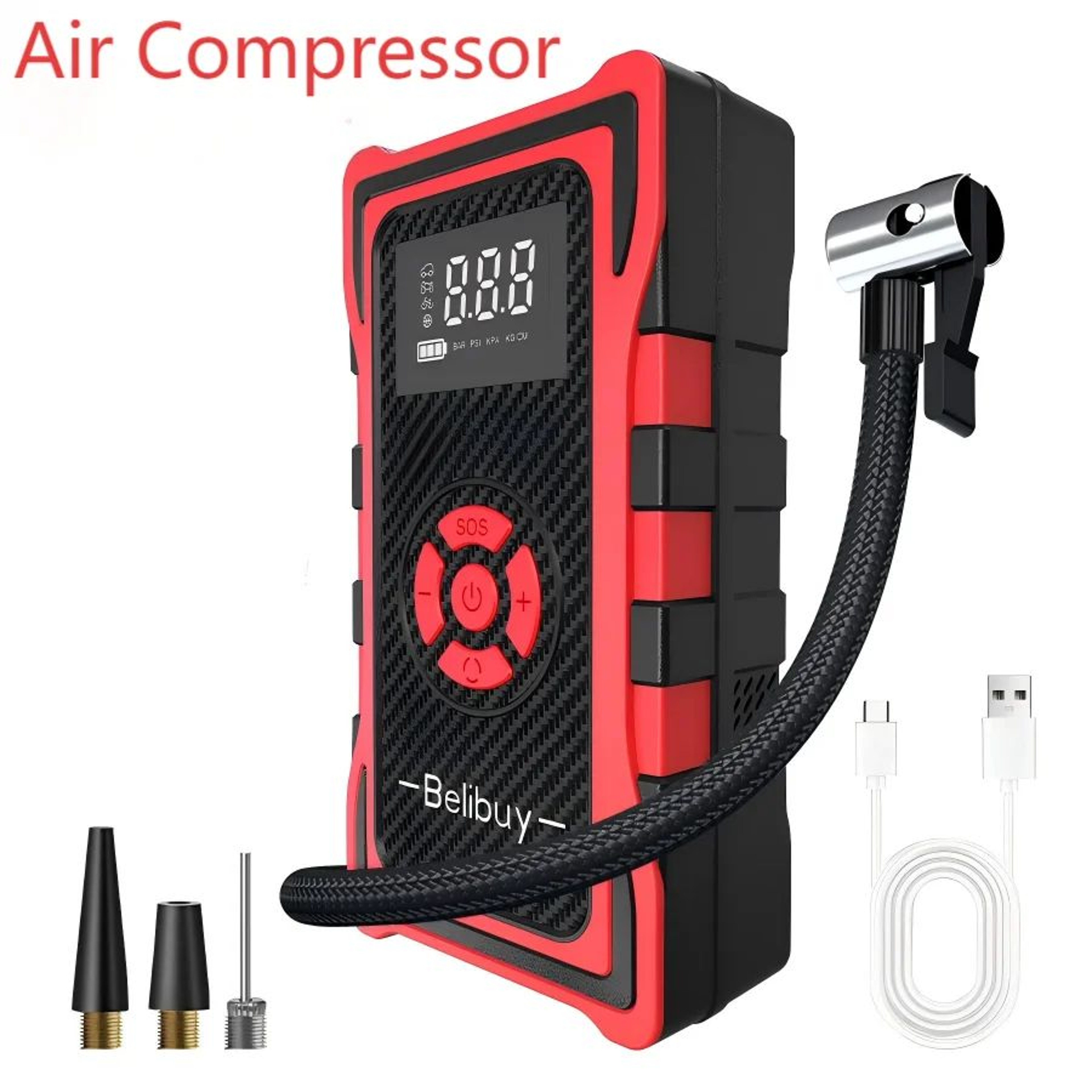 PowerDrive 4 In 1 Car Emergency Jump Starter And Air Compressor 9