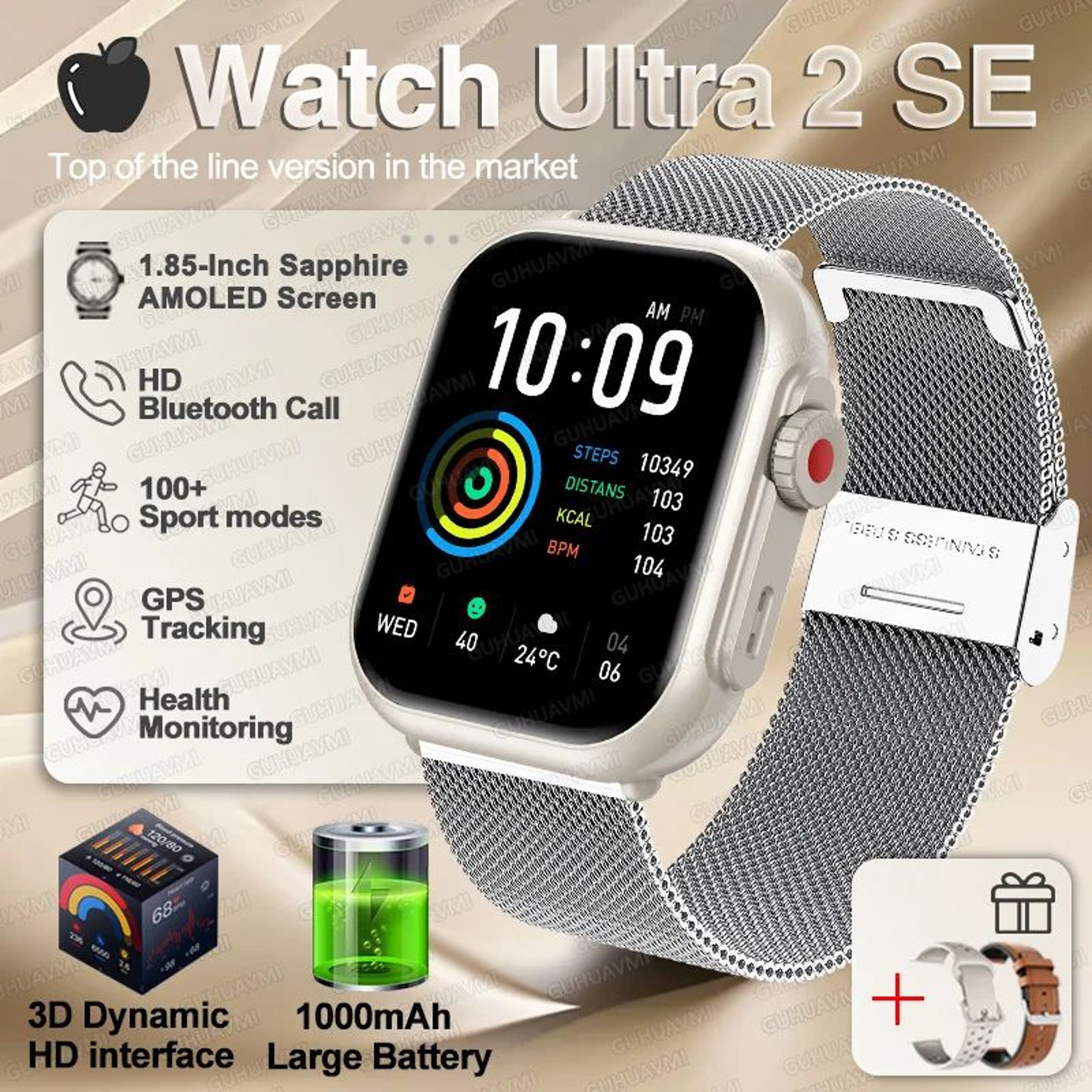 ActiveElite AMOLED GPS Smart Watch With Bluetooth Calling 17