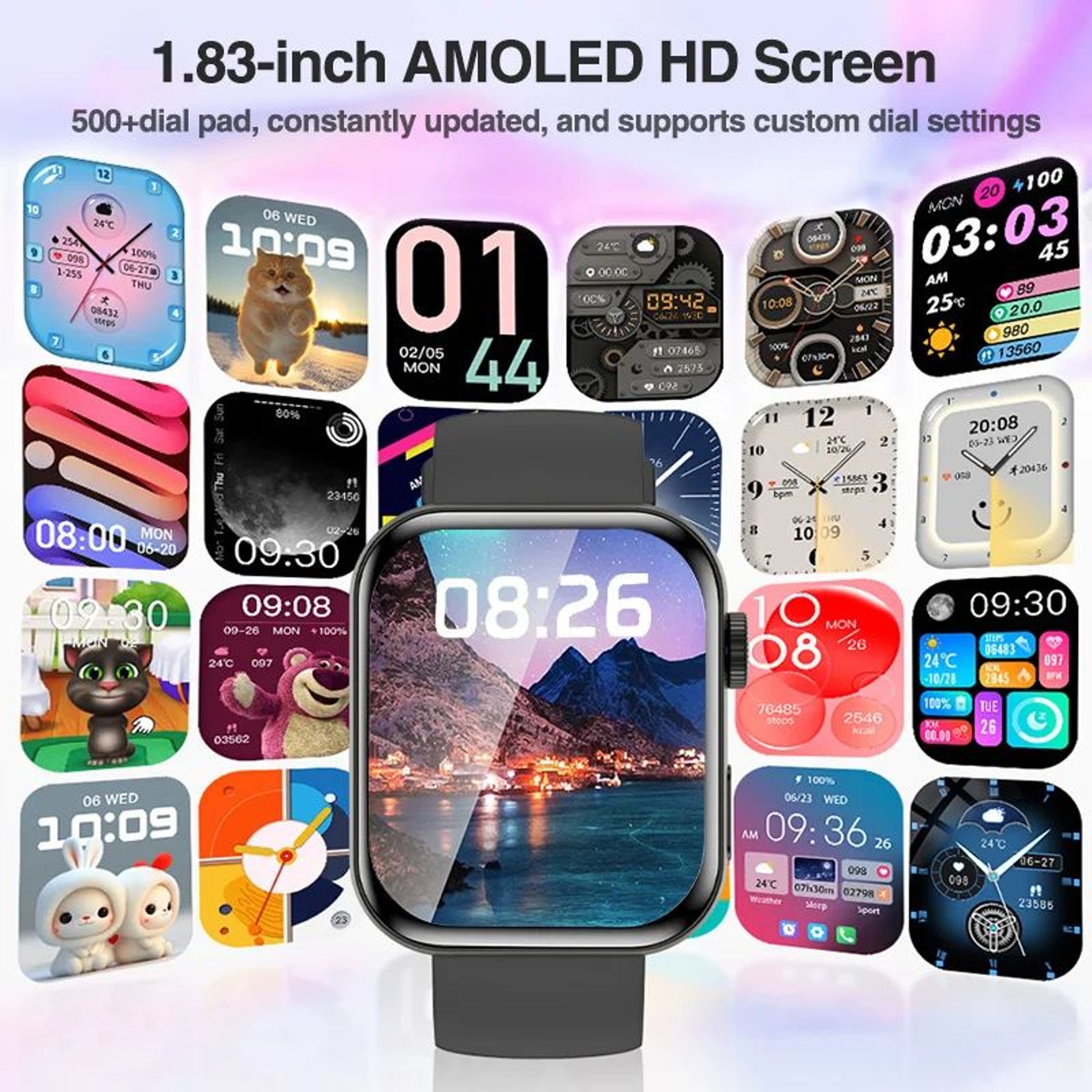 IOS Compatible AMOLED GPS Smartwatch With Bluetooth Call And Waterproof Design 3